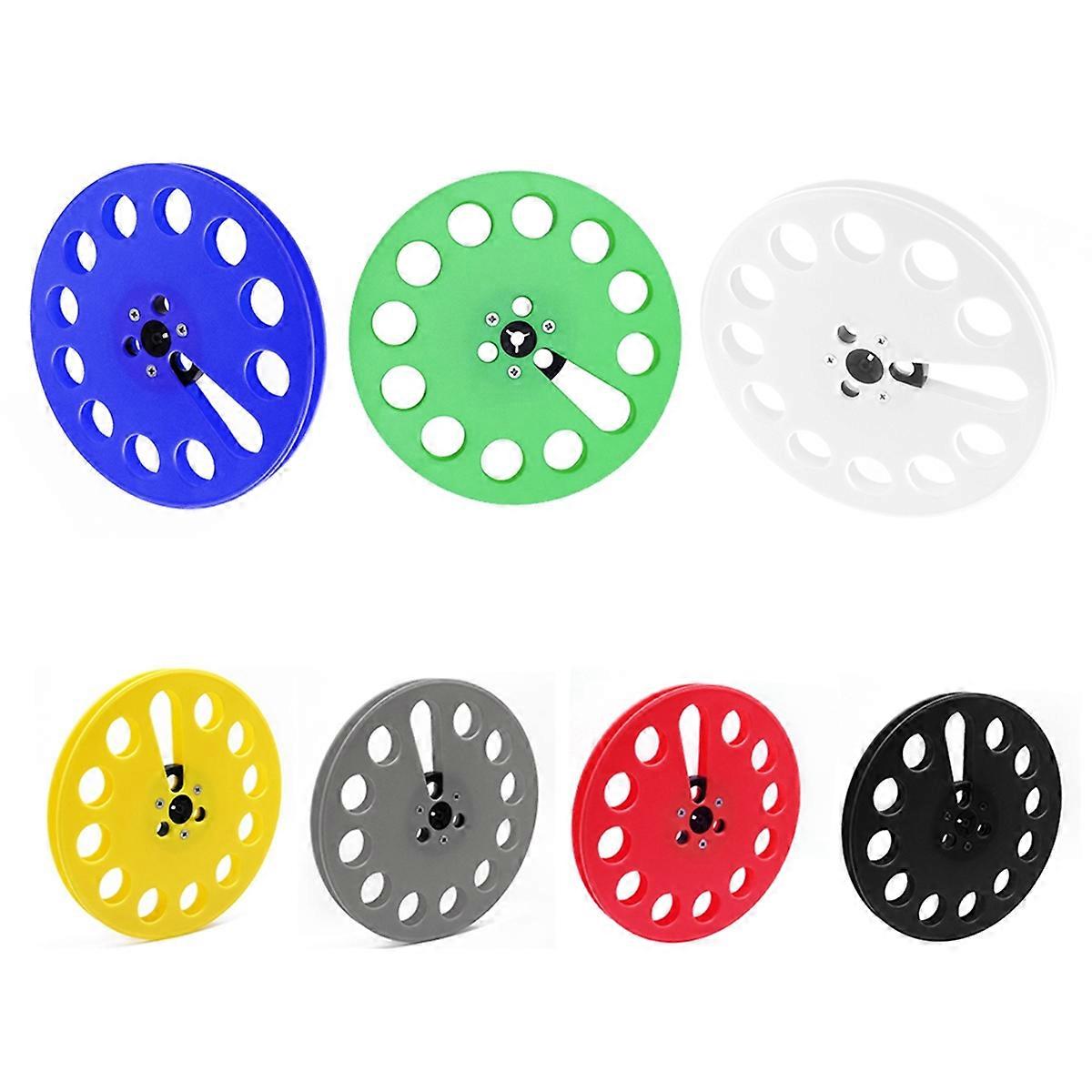 7Inch Empty Silicone Tape Reel for 1/4Inch Tape Players with 11 Hole