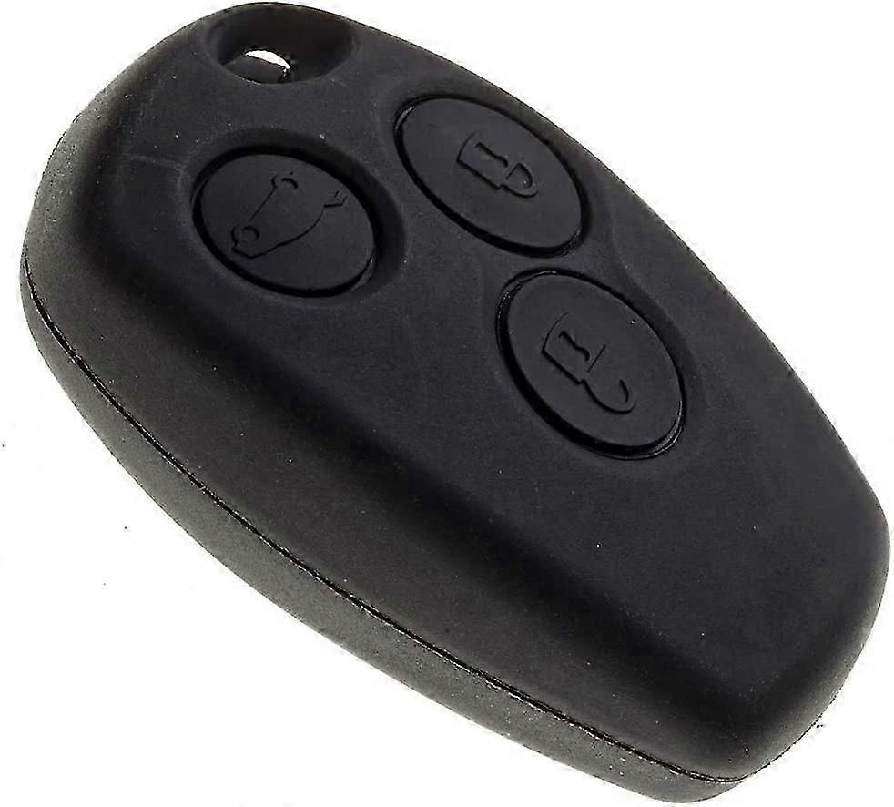 Bladeless Key Shell compatibel met Renault Clio 3, Kangoo, Master, Modus en Trafic - 3-knops afstandsbediening autosleutelhanger case