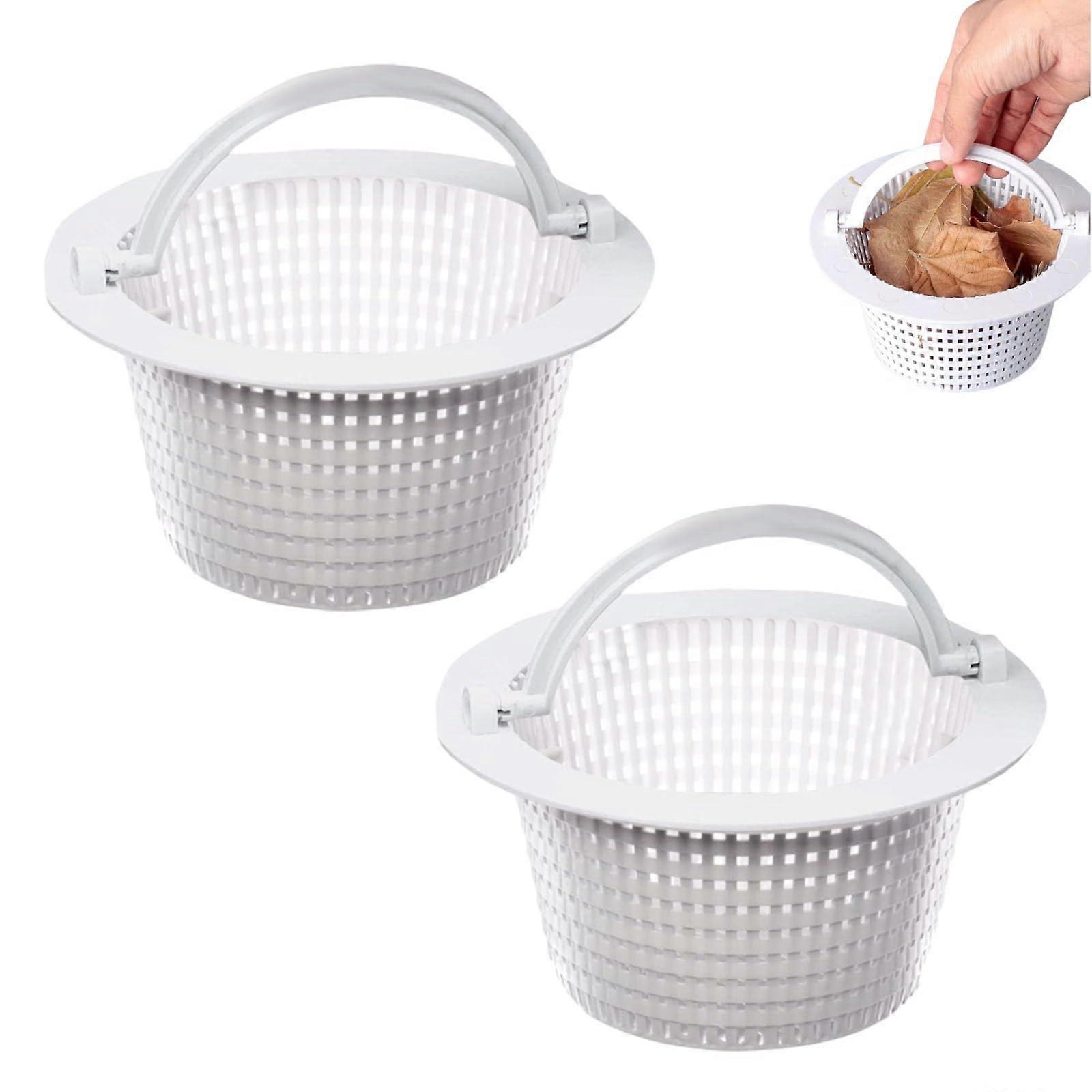 Pool Skimmer Basket 15.5cm MultiPurpose Filter Pack of 2