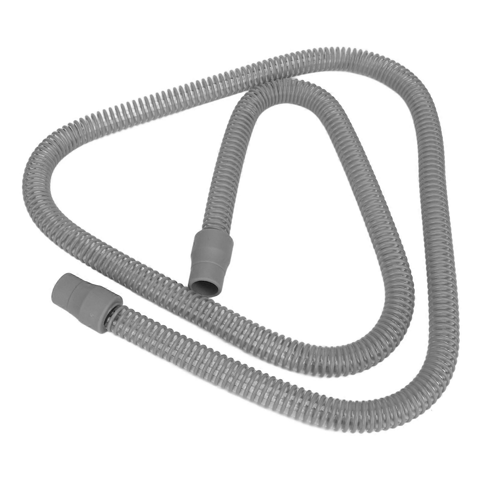Breathing Machine Tube Replacement Assembly Breathing Machine Soft Tube with Rubber Connectors Grey