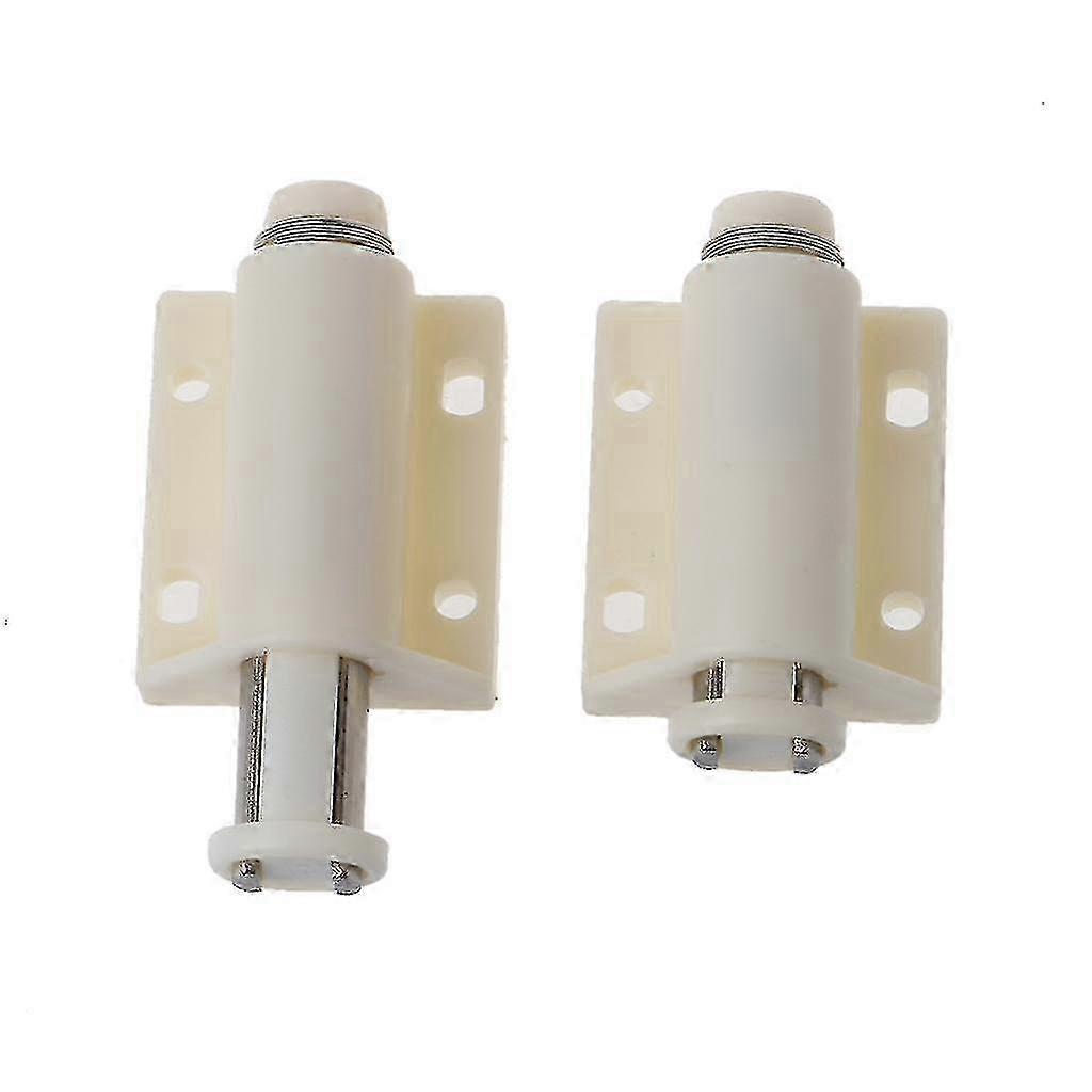 2 Pcs Magnetic Closet Push Latch - Invisible Furniture Lock for Cabinets & Touch Mechanisms - Secure Storage Solution