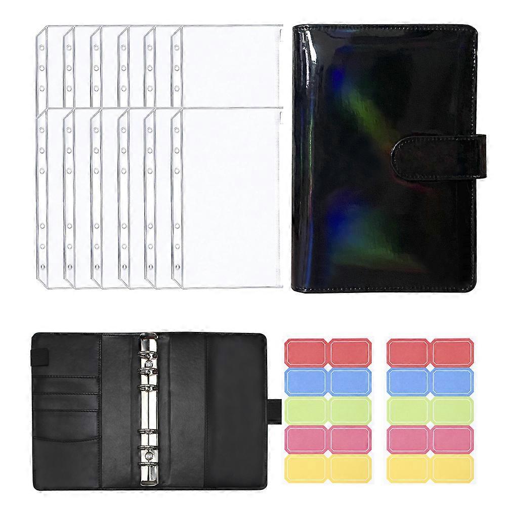 Practical Budget Planner Binder Schedule Budgeting Rectangular Shape Black 1 Set