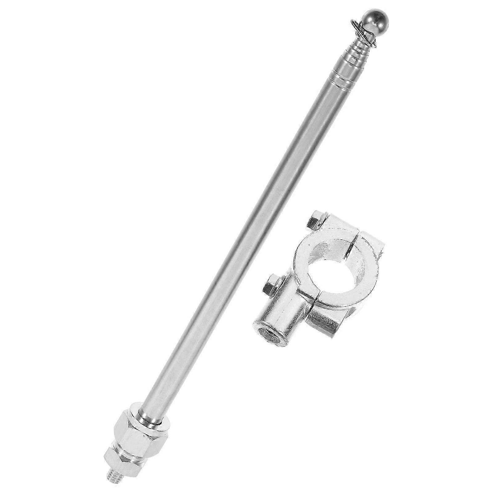 Bicycle flag holder for handlebar with pole stand