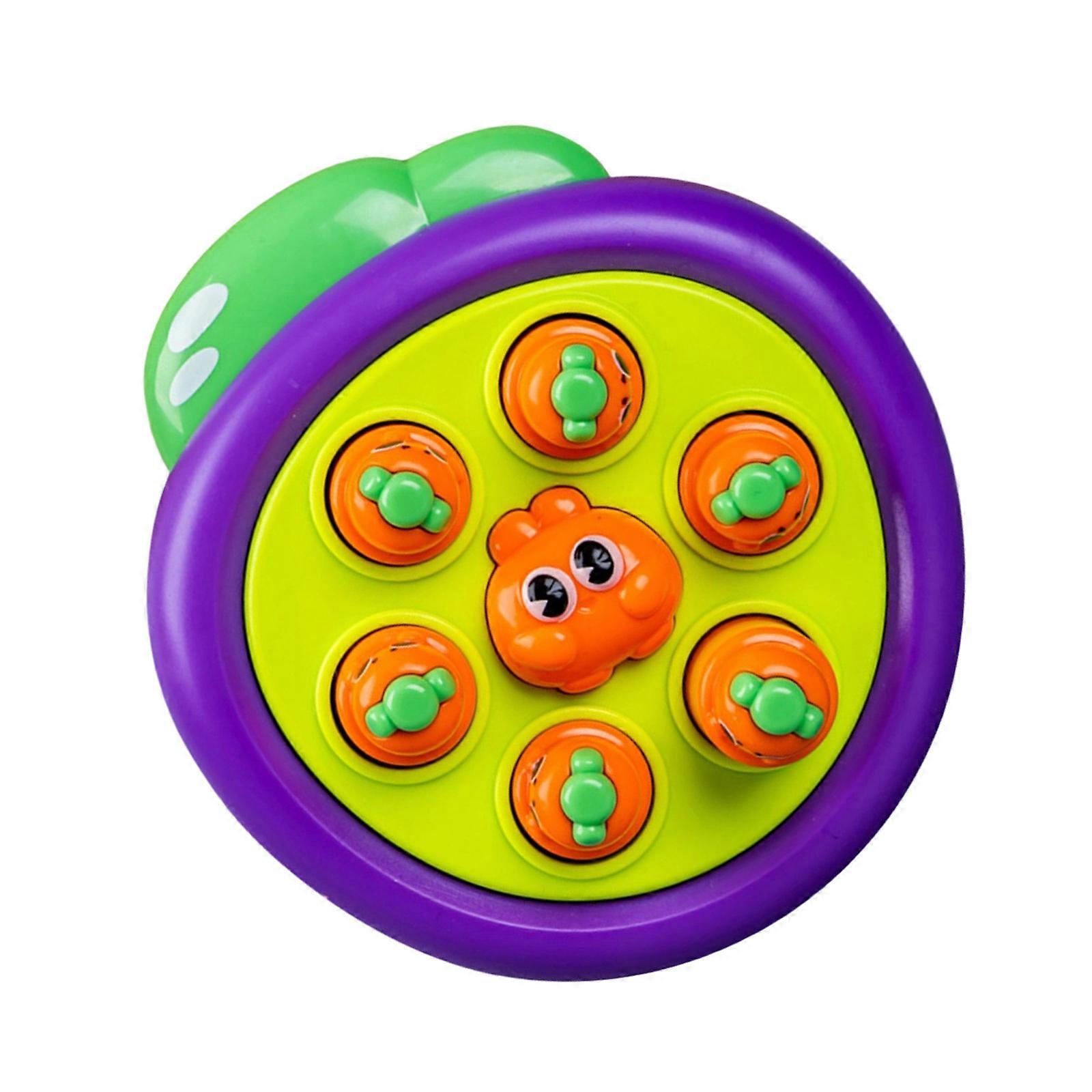 Interactive Whack Mole Game Machine Featuring Adorable Carrot Theme For Family Bonding Time Purple