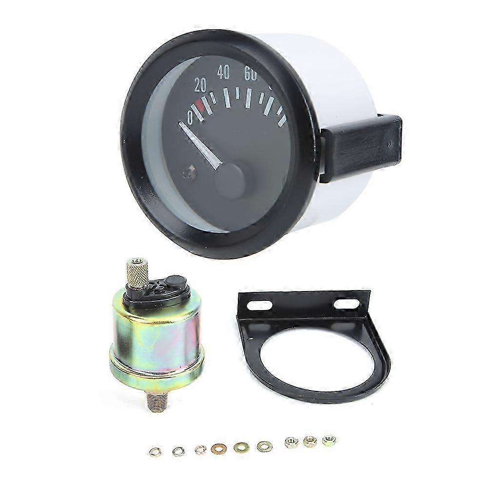 Manômetro de óleo do carro do motor com sensor 0-100 Psi 12V 52mm/2 polegadas