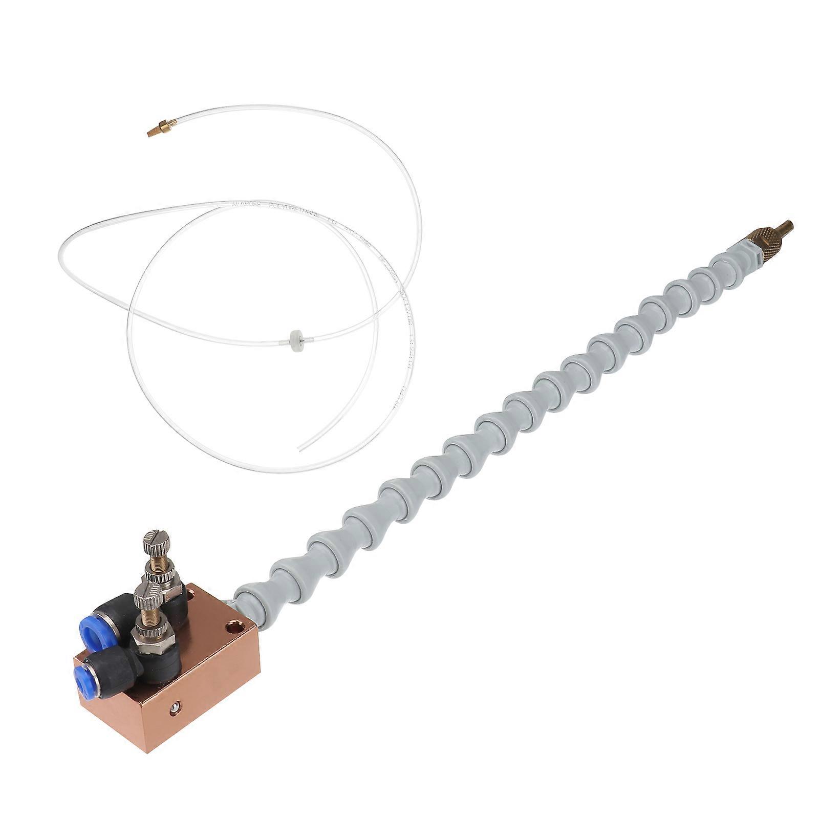 CNC Lathe Lubrication Drill Grind Nozzle 8mm Air Pipe Spray System Mist Coolant