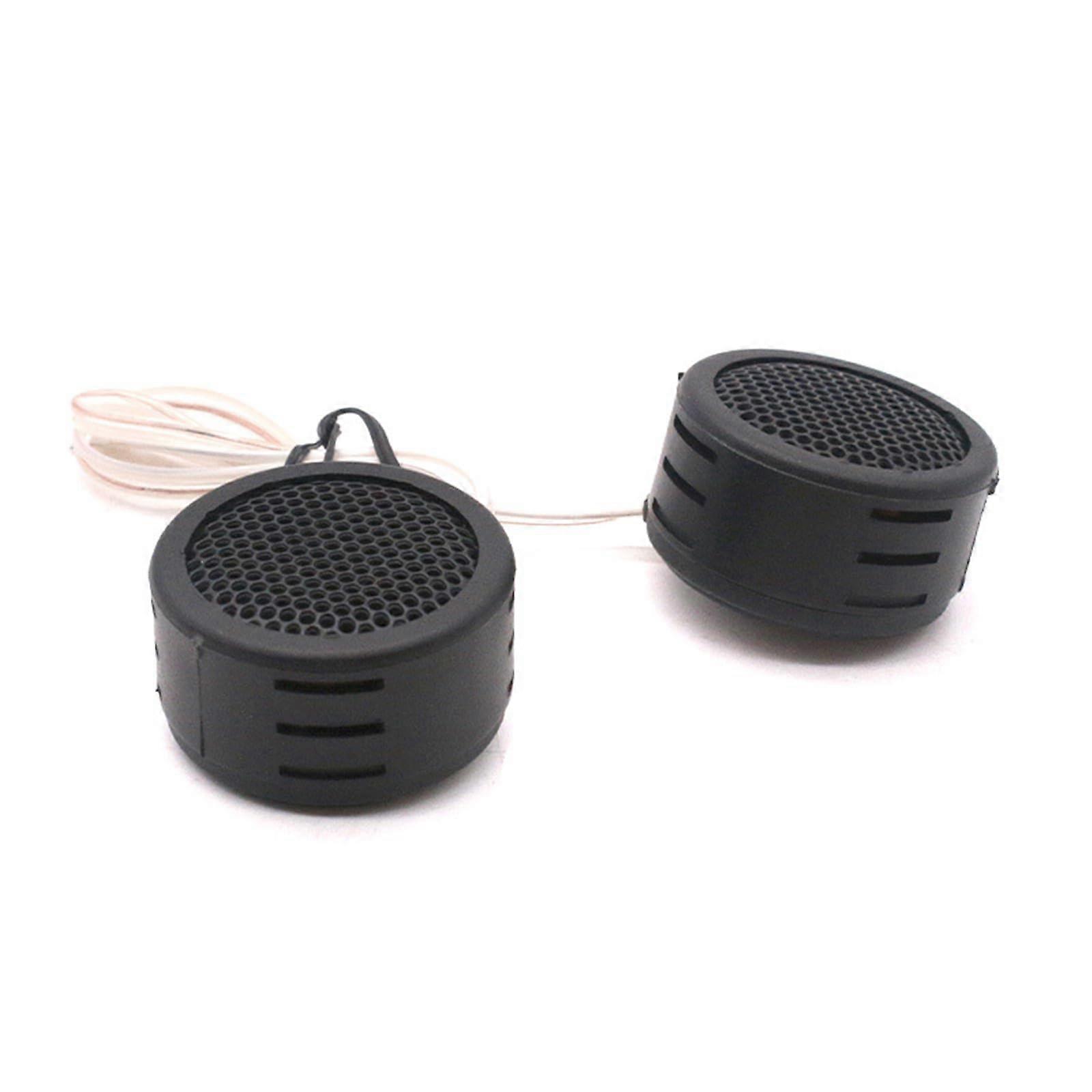 Clear Car Tweeter Speaker, Strong Materials, Reduced Magnetic Interference for Music Enthusiasts and Professionals, 2 Pieces