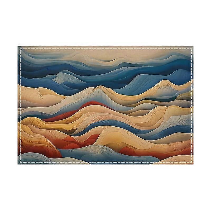 Slipresistant, scrubbable table mats for restaurants, square linen, washable, 30*45cm Elegance