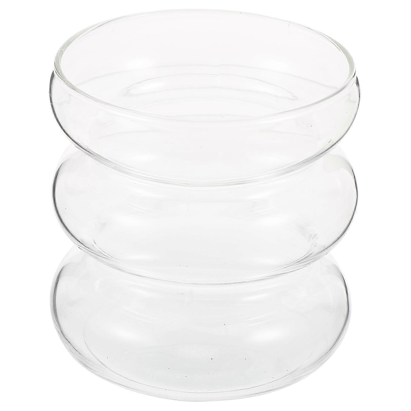 Glass Cups Transparent Color Stable and Safe for Home Office Use 3.73X3.54X3.54in 1Pack