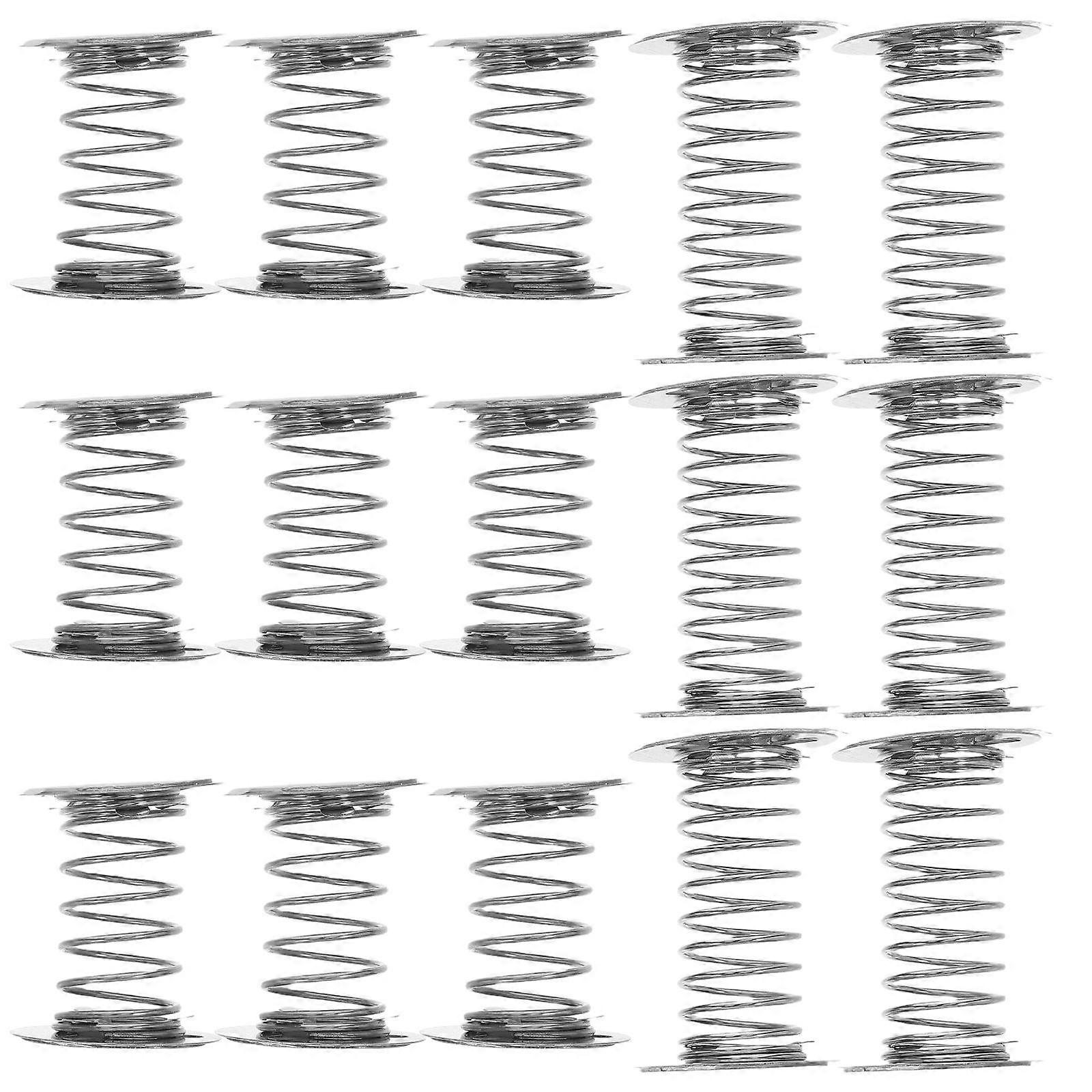 18pcs DIY Spring Base Shaking Head Doll Accessories for Car Dashboard – Includes Multi Sided Nano Adhesive Bases for Craft Projects