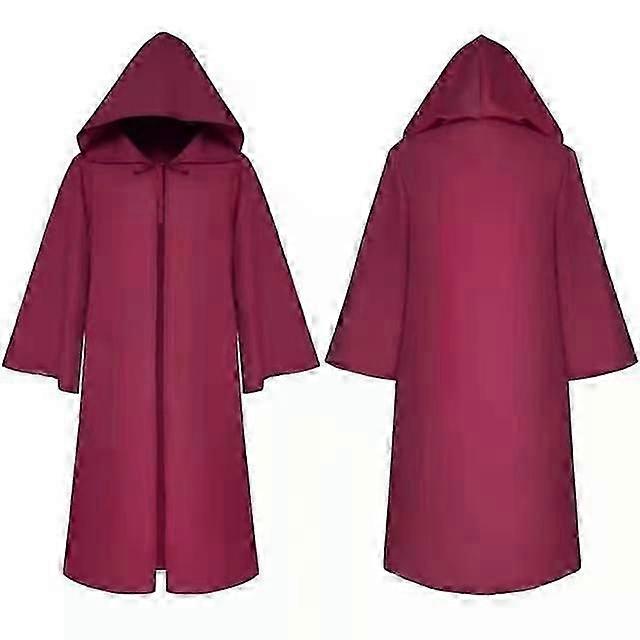 JWL-Wizard Tunic Hooded Robe Halloween Cloak Cosplay Costumes