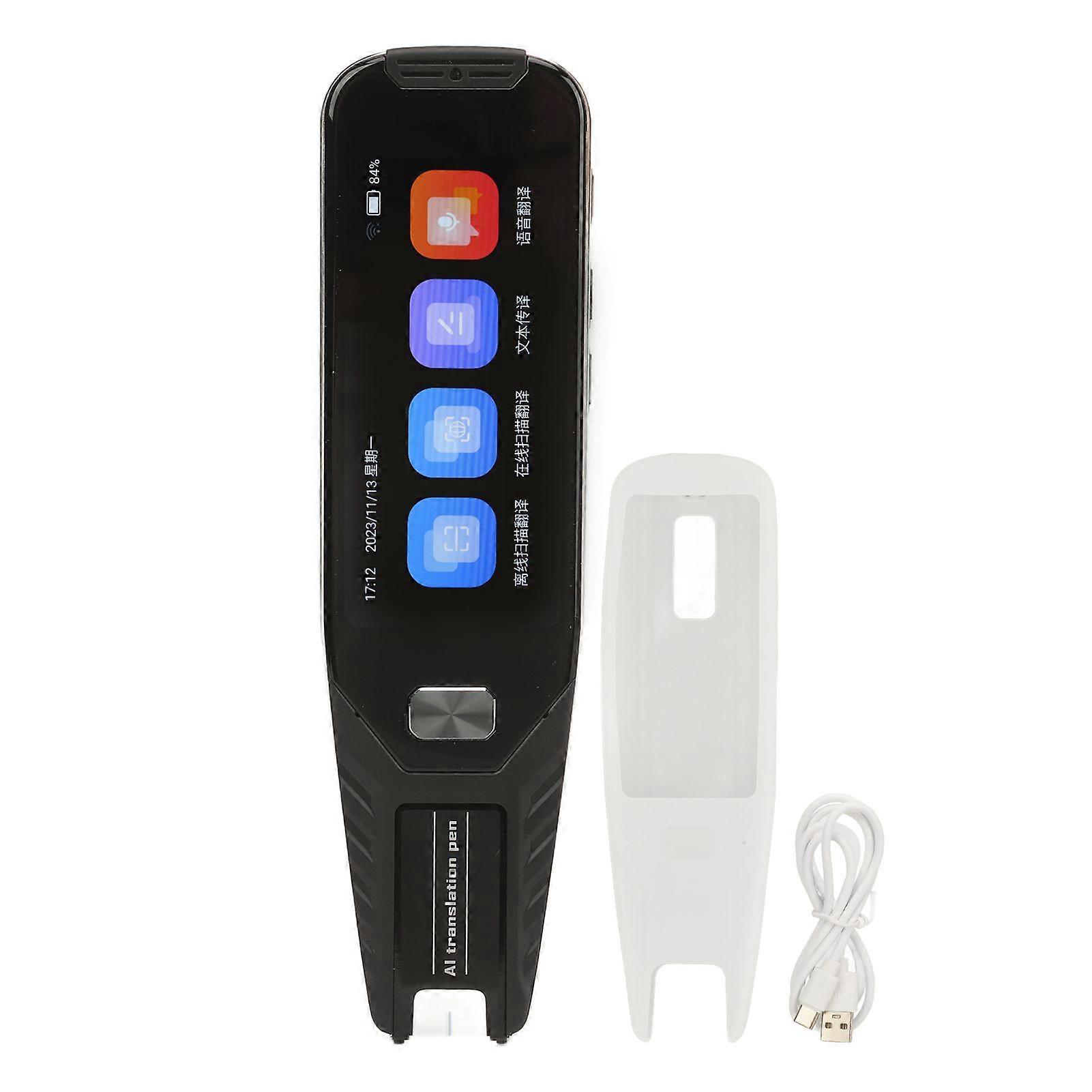 S8 Translation Scanning Reading Pen Language Translator Device Scanner Pen Bluetooth Scanner Translator Dark Grey