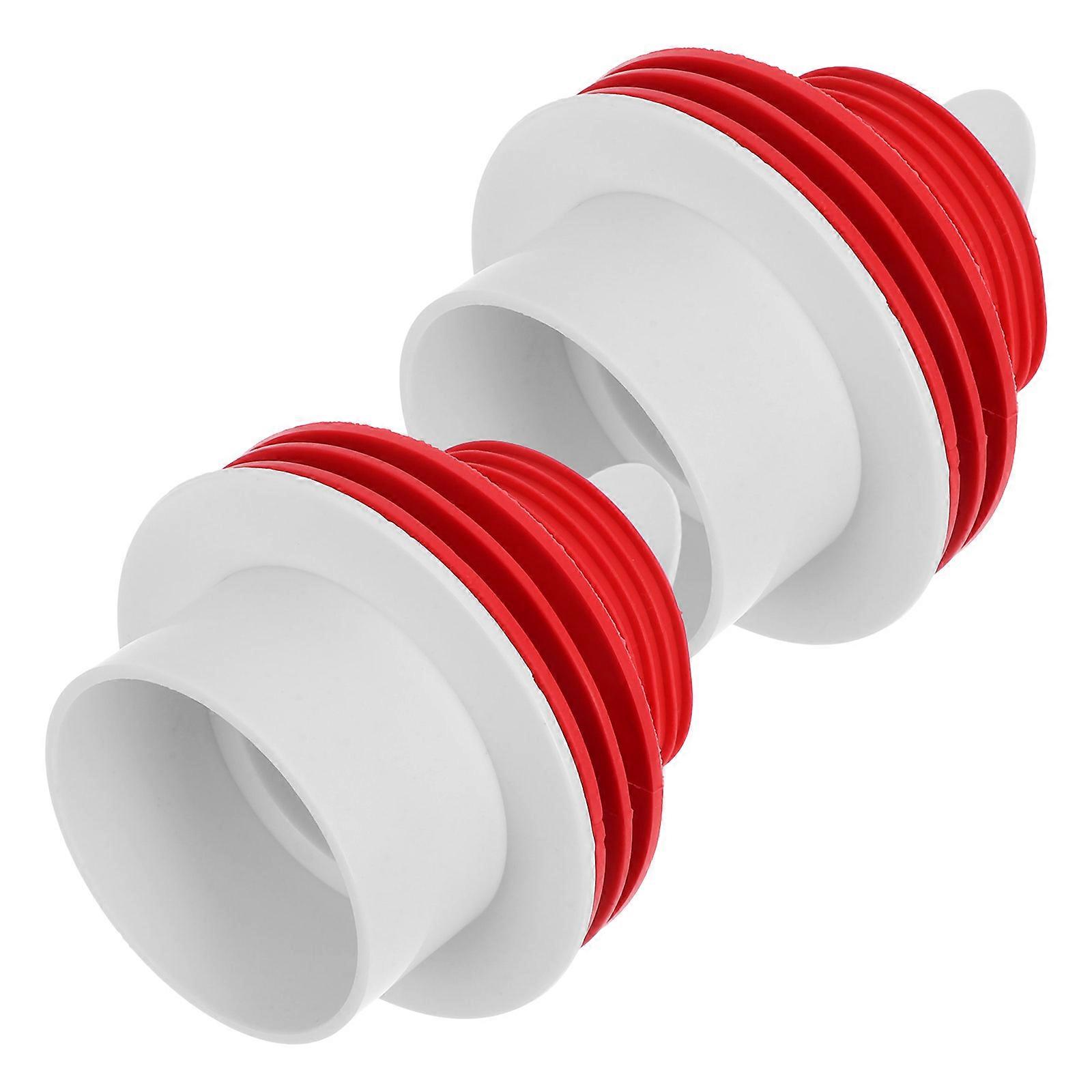 Drain Pipe Cover Universal Sink Overflow Cap Backflow Prevention For Home Kitchens Multi 7.00X7.00X7.00CM PVC 2Pcs