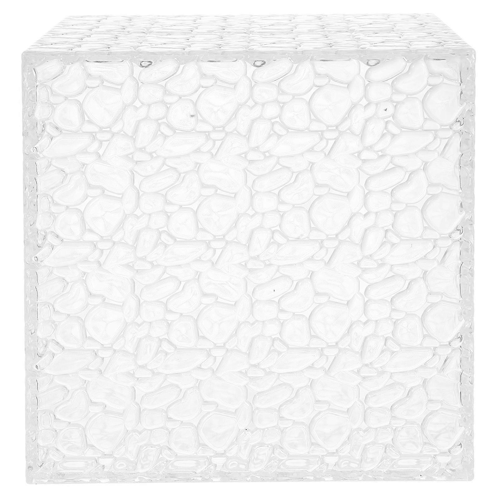 Patterned Acrylic Money Bank Transparent Coin Container for Saving Cash & Change, Decorative Piggy Bank for Home Office Use, Promotes Financial Habits