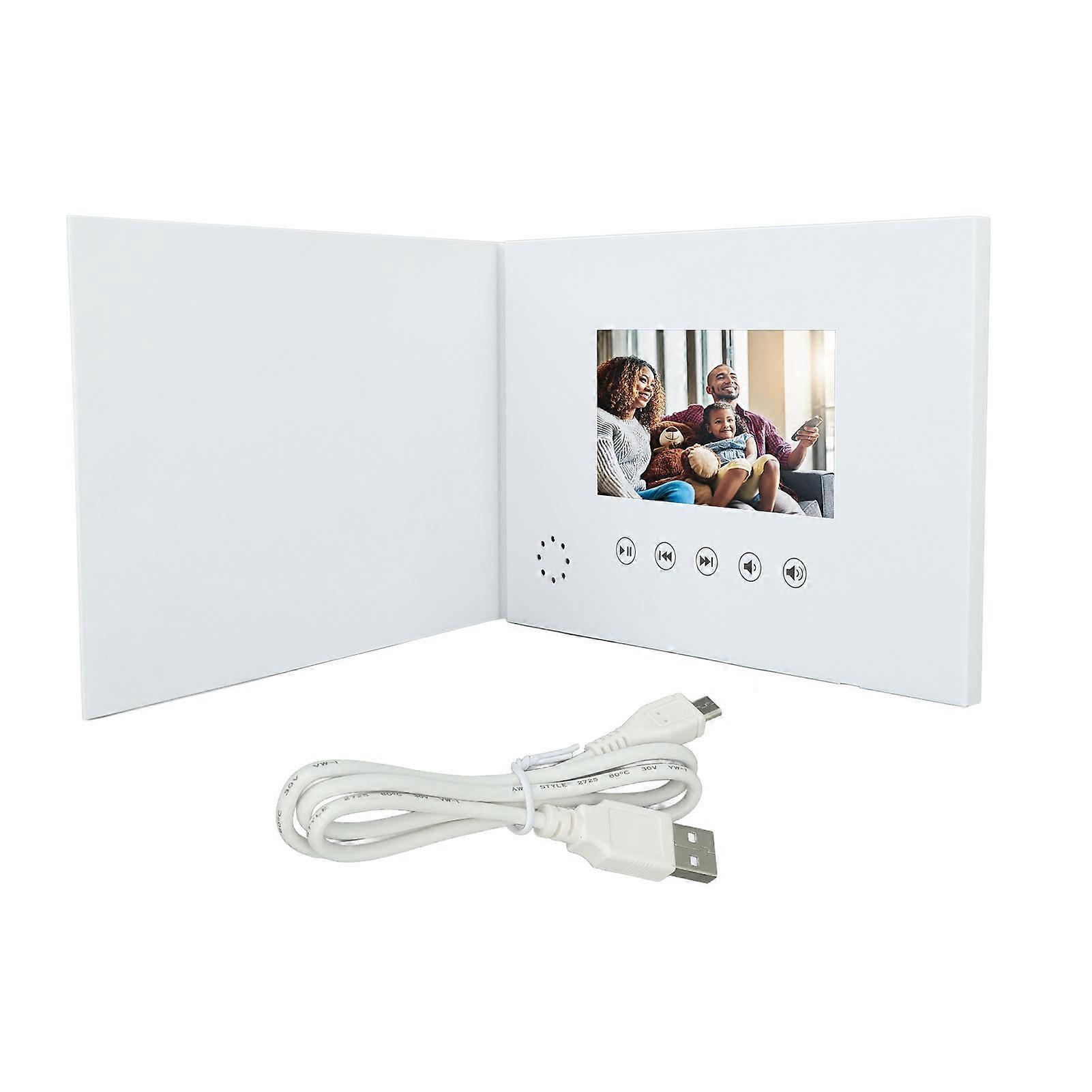 Greeting Card 5in Color Display Electronic Video Greeting Card Wedding Album IPS Display Promotion Electronic Player