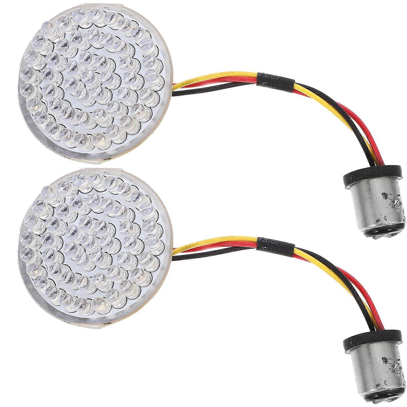 High Brightness Assorted Color Motorcycle Turn Signal Lights Plastic Durable for Motorcycle Use