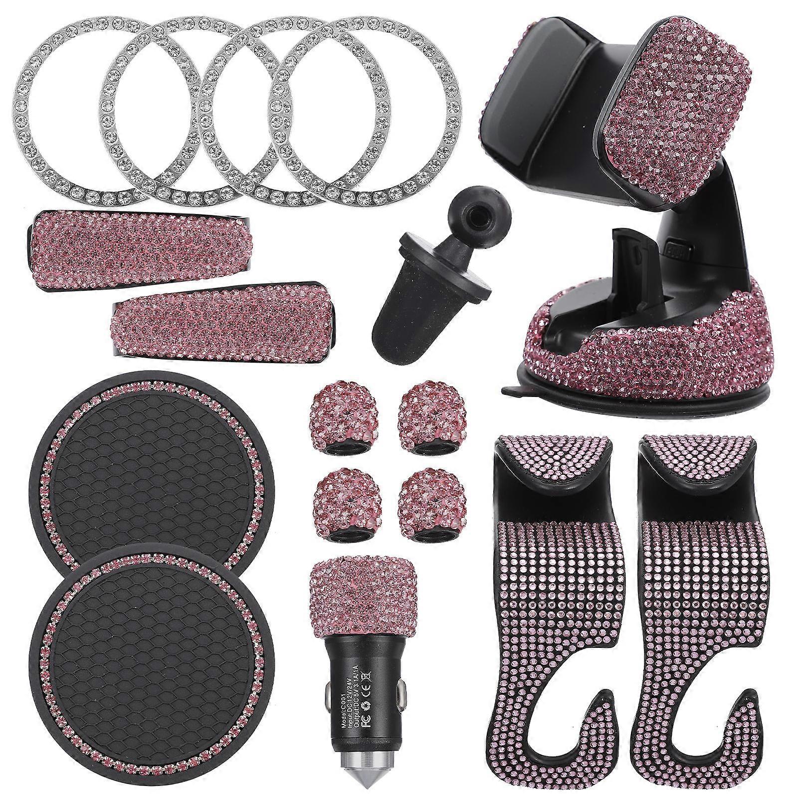 Car Accessories Kit Phone Mount Practical Design For Car Use Purple 10x8x7cm Rotatable Car Phone Holder 1Set