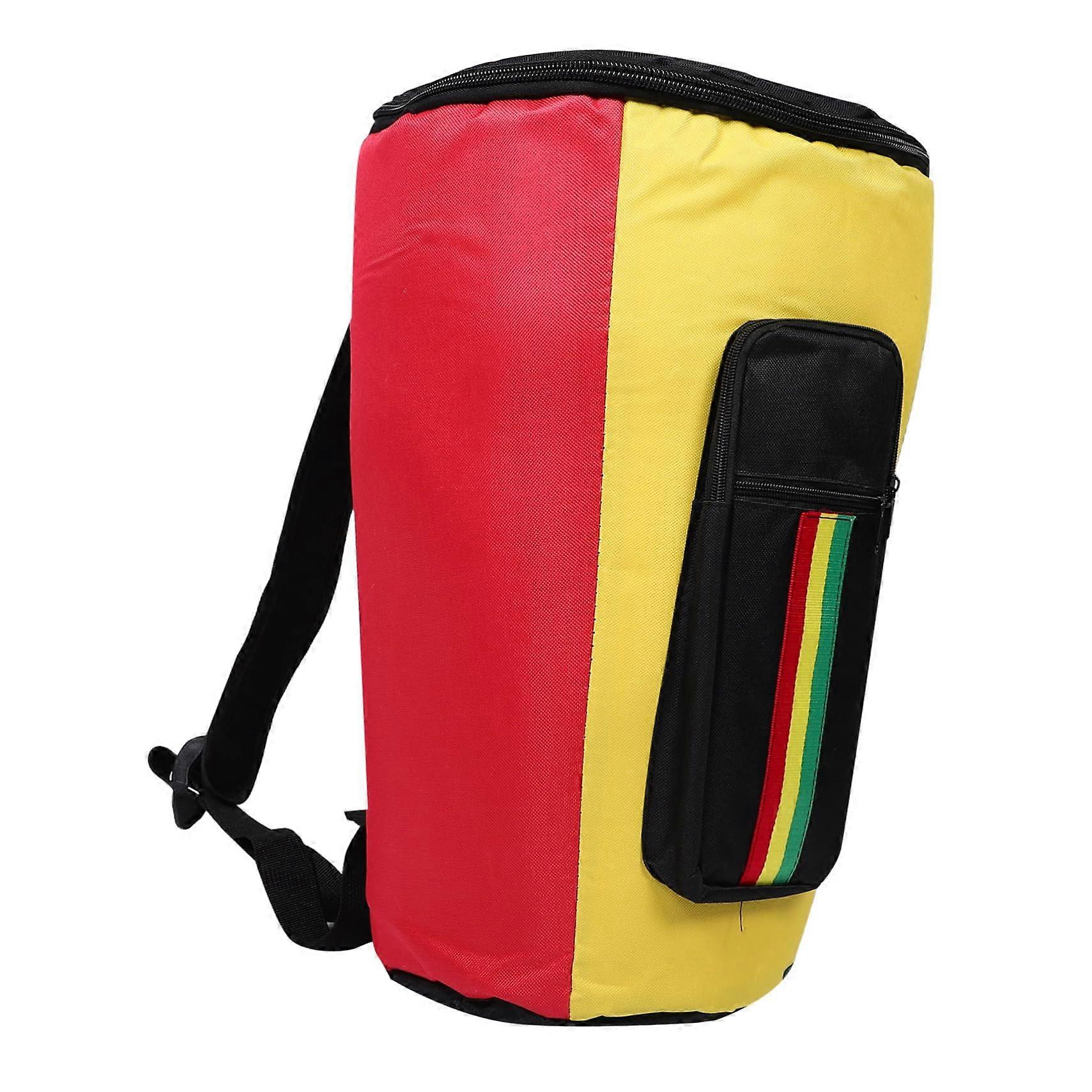 Djembe Drum Backpack, Waterproof Carrying Bag for Musicians with Shoulder Straps
