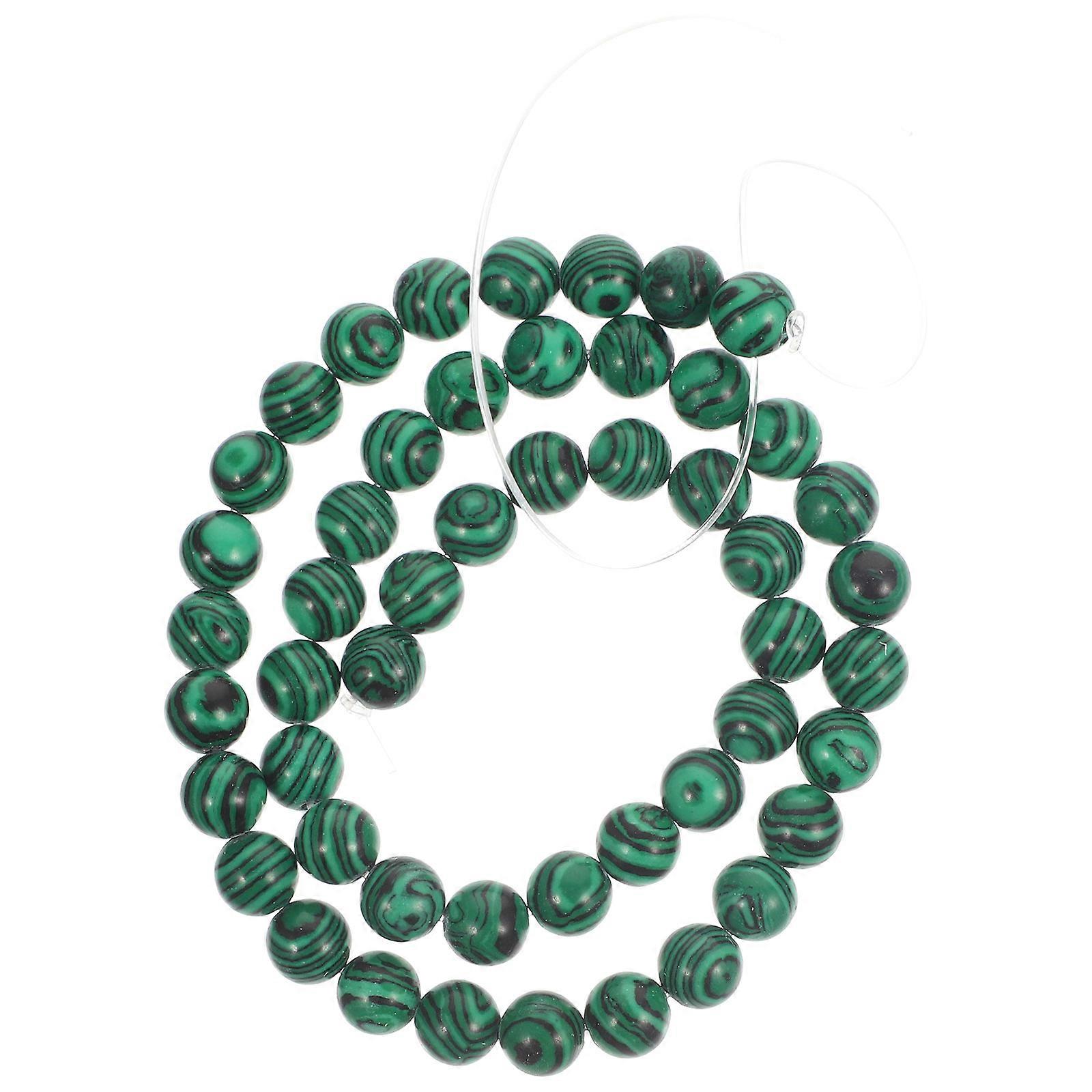Bracelet Making Loose Beads for Gift Giving and Accessories Embellishment in Green 48Pcs