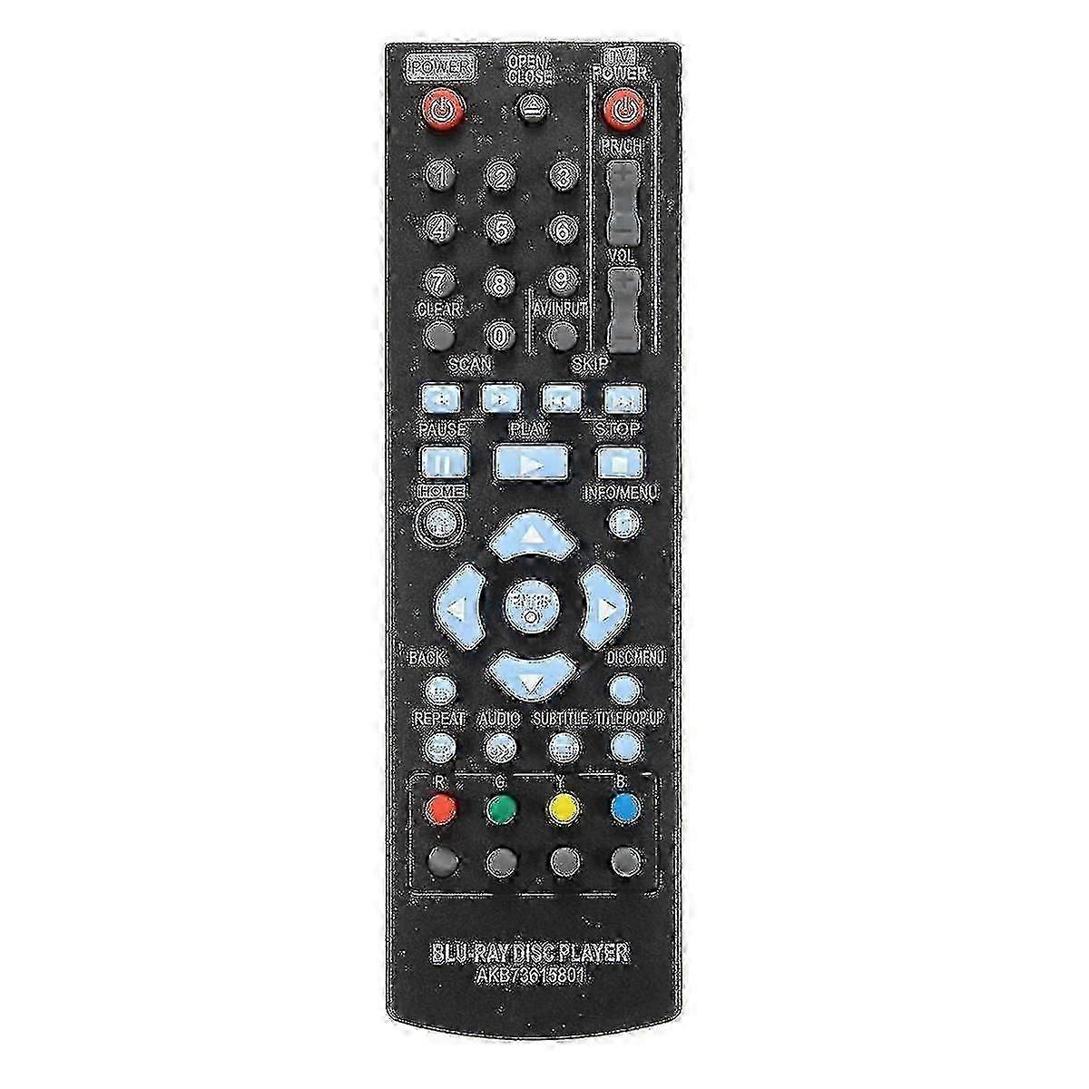 Remplacement Akb73615801 Télécommande pour lg Blu-ray Disc