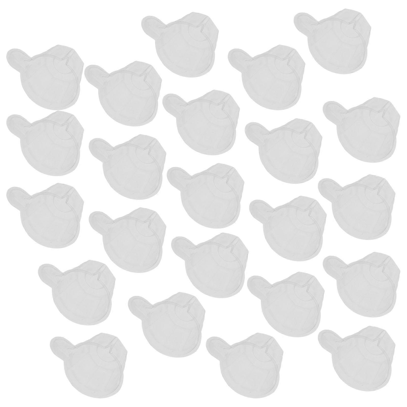 200 Transparent Plastic Pigment Mixing Cups for DIY Crafts MultiFunctional Storage 200 Count