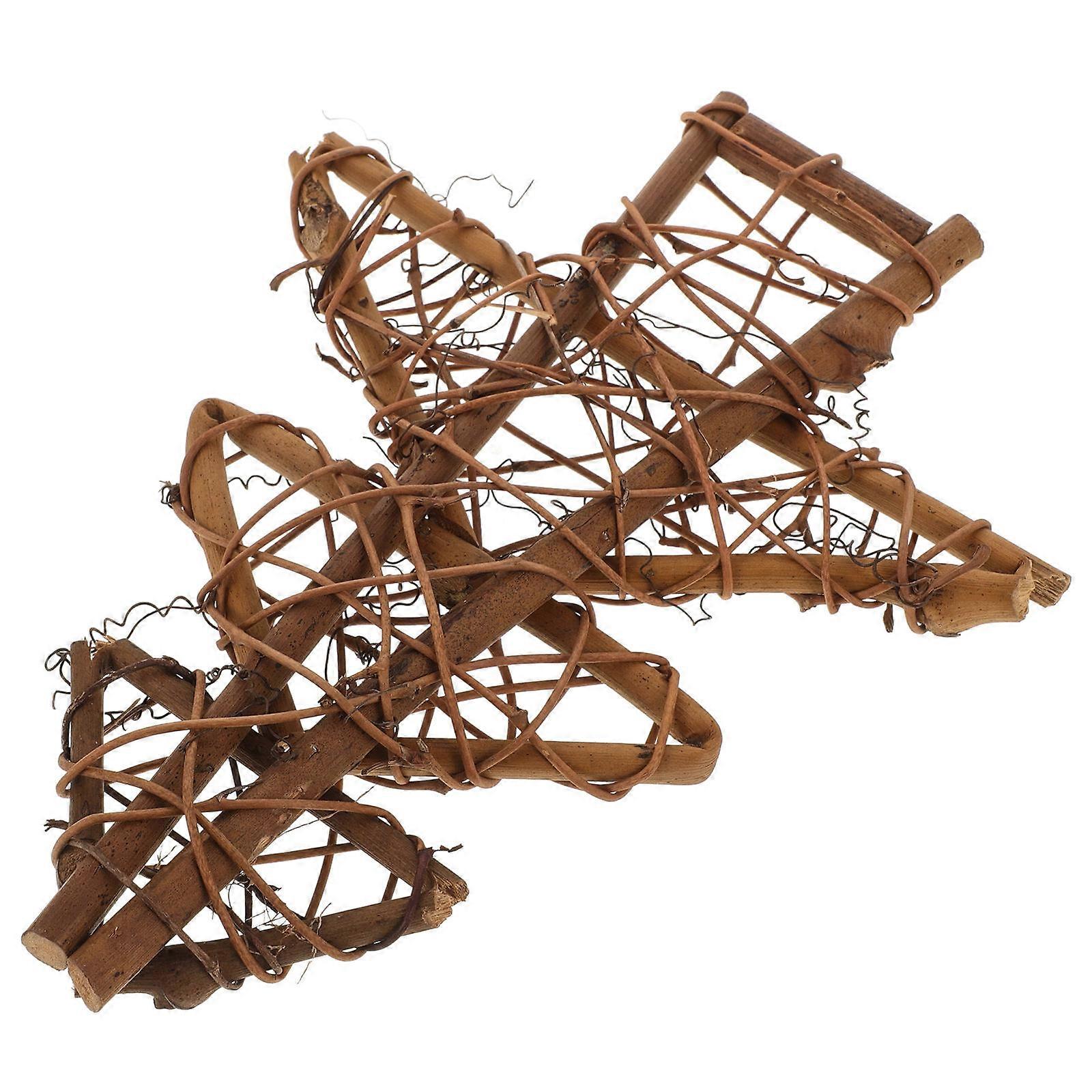 Rattan Wreath Frame for Crafting Coffee Color Natural Material Perfect for Decoration Use 12.5 Inches