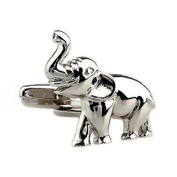Cufflinks Elephant - Gift Box & Polishing Cloth Included