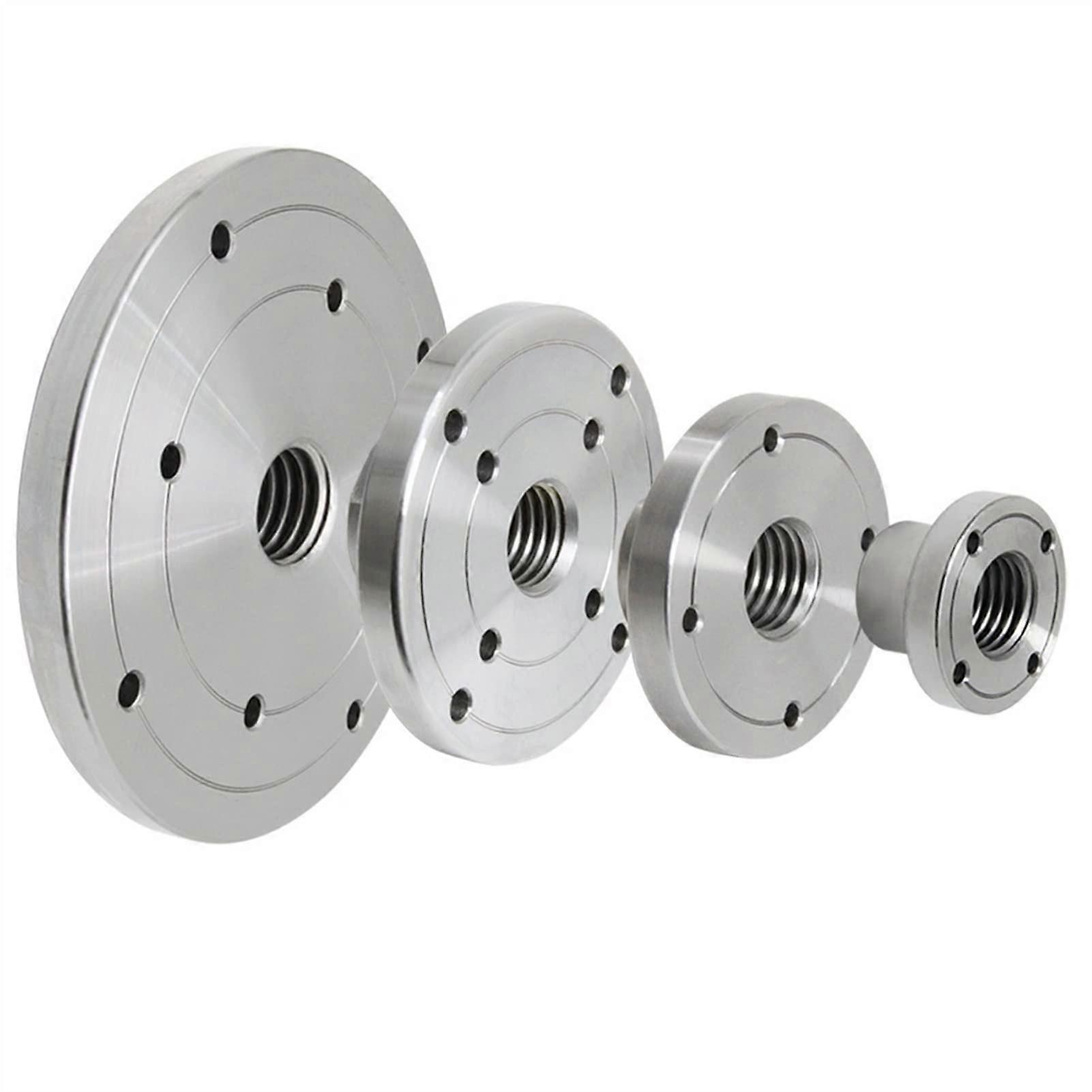 Flange plate for lathe faceplate, 4 pieces woodturning faceplate M18 x 2.5 threaded flange faceplate, turning tools for woodworking