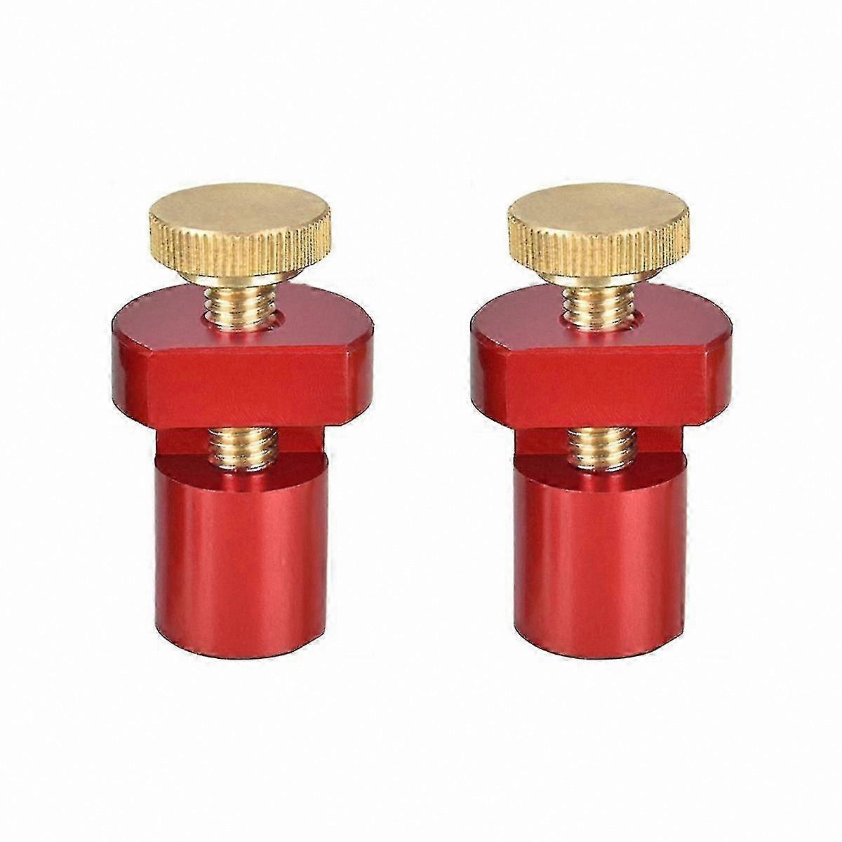 2-Piece Stair Gauges for Framing Square, Rafter Tool, Workbench Clamp, 19mm Peg Stops