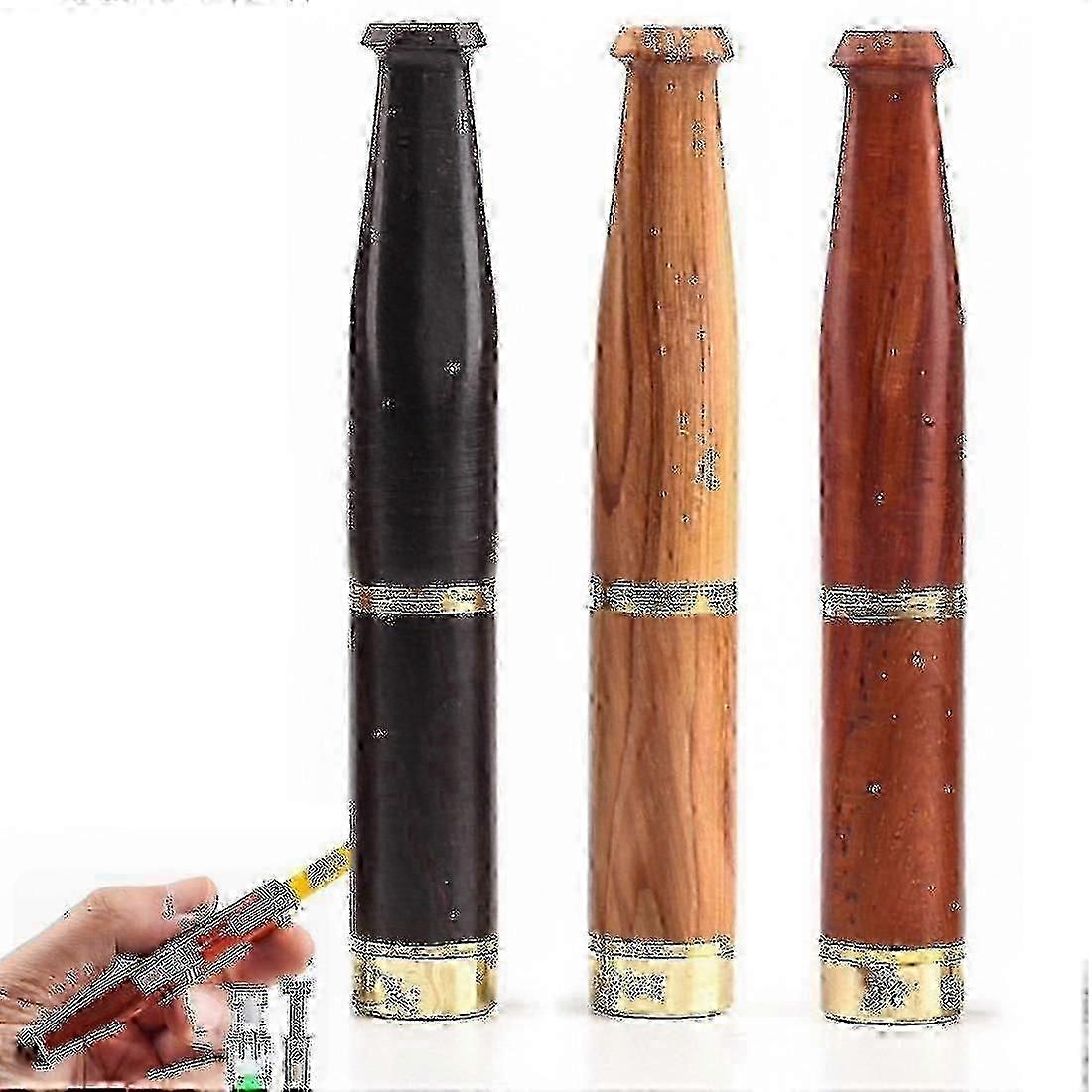 2 Pcs Wooden Cigarette Holder Handmade Vintage Washable Filter