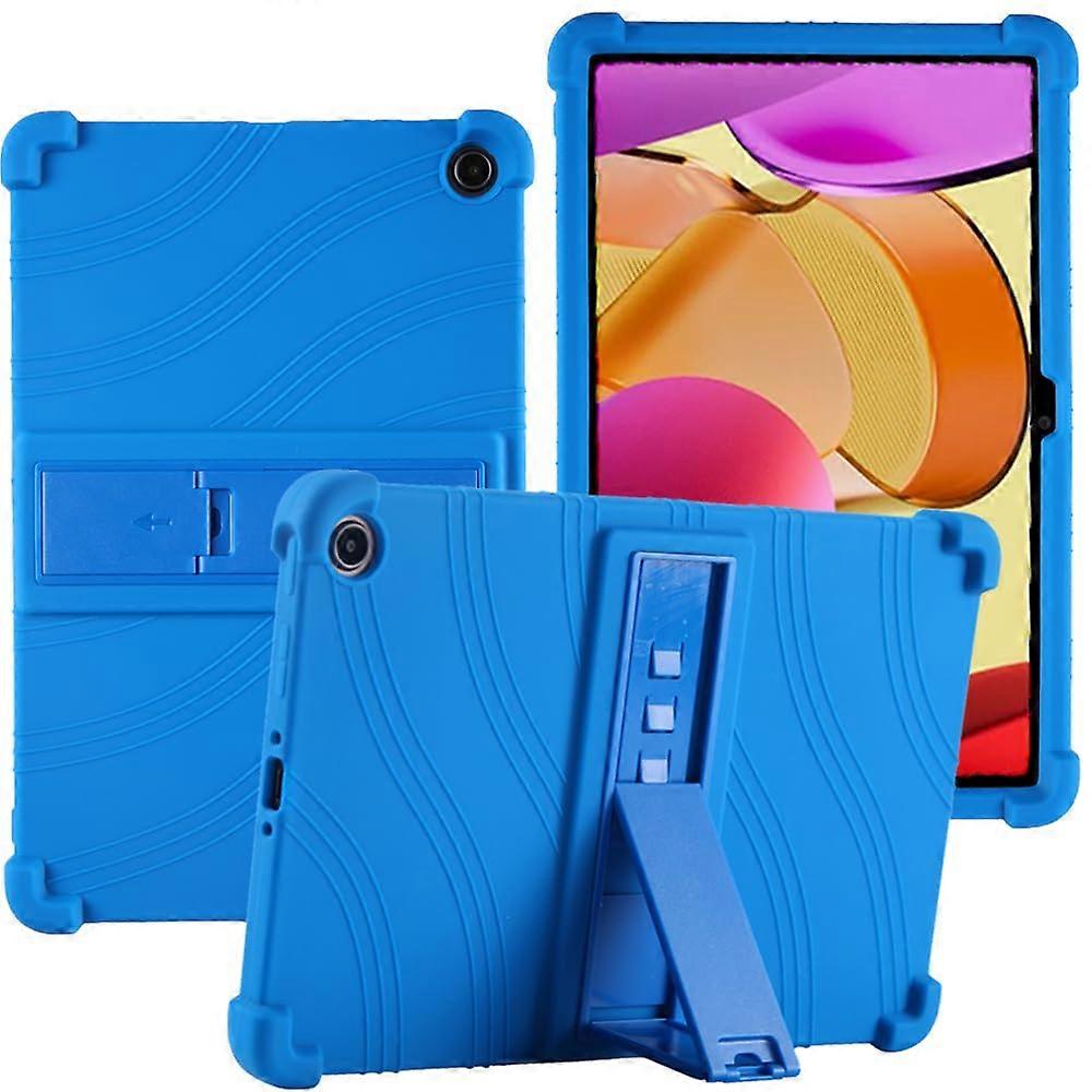 Case for Amazon Fire Max 11, Soft Silicone Child-Friendly Cover with Stand, Dark Blue, Lightweight and Durable Design