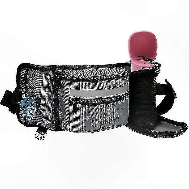 Portable Pet Training Bag for Walks, Outings, and Snack Storage with Waste Pickup Functionality