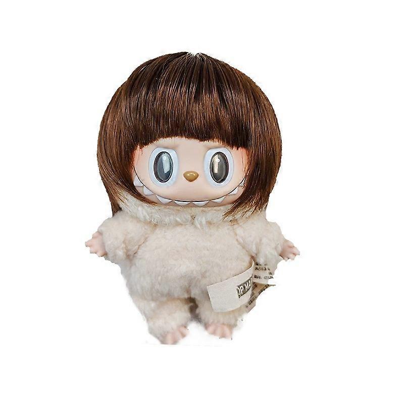 INF Compatible with Labubuocka Wig Bob Hairstyle Short Hair in High Temperature Silk Multiple Colors