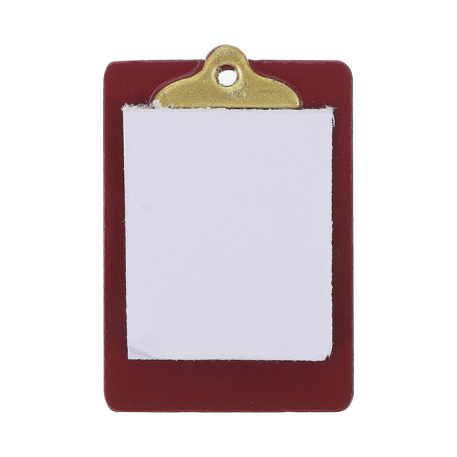 Mini Paper Clipboard Dollhouse Accessory for Realistic Miniature Scenes – Decorative DIY Crafting Model for Collectors to Enhance Mini House Details