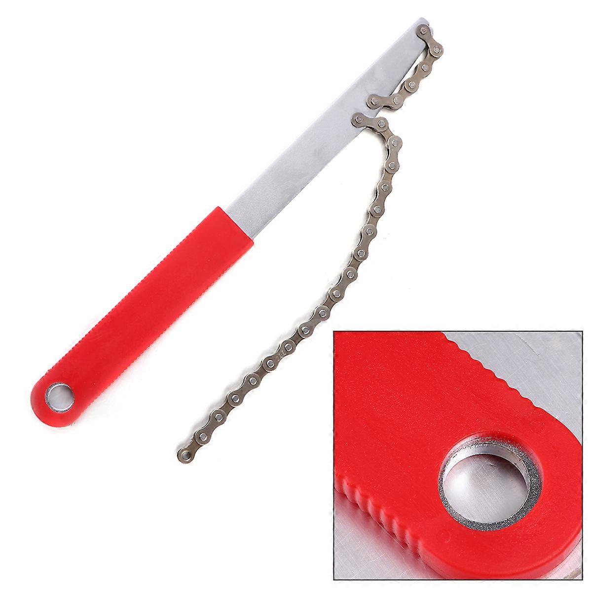 Bike Chain Tool Set With Crank Extractor For Cyclists 29.5X3.2X0.5Cm Durable Silver 1 Set Of 10 Pcs