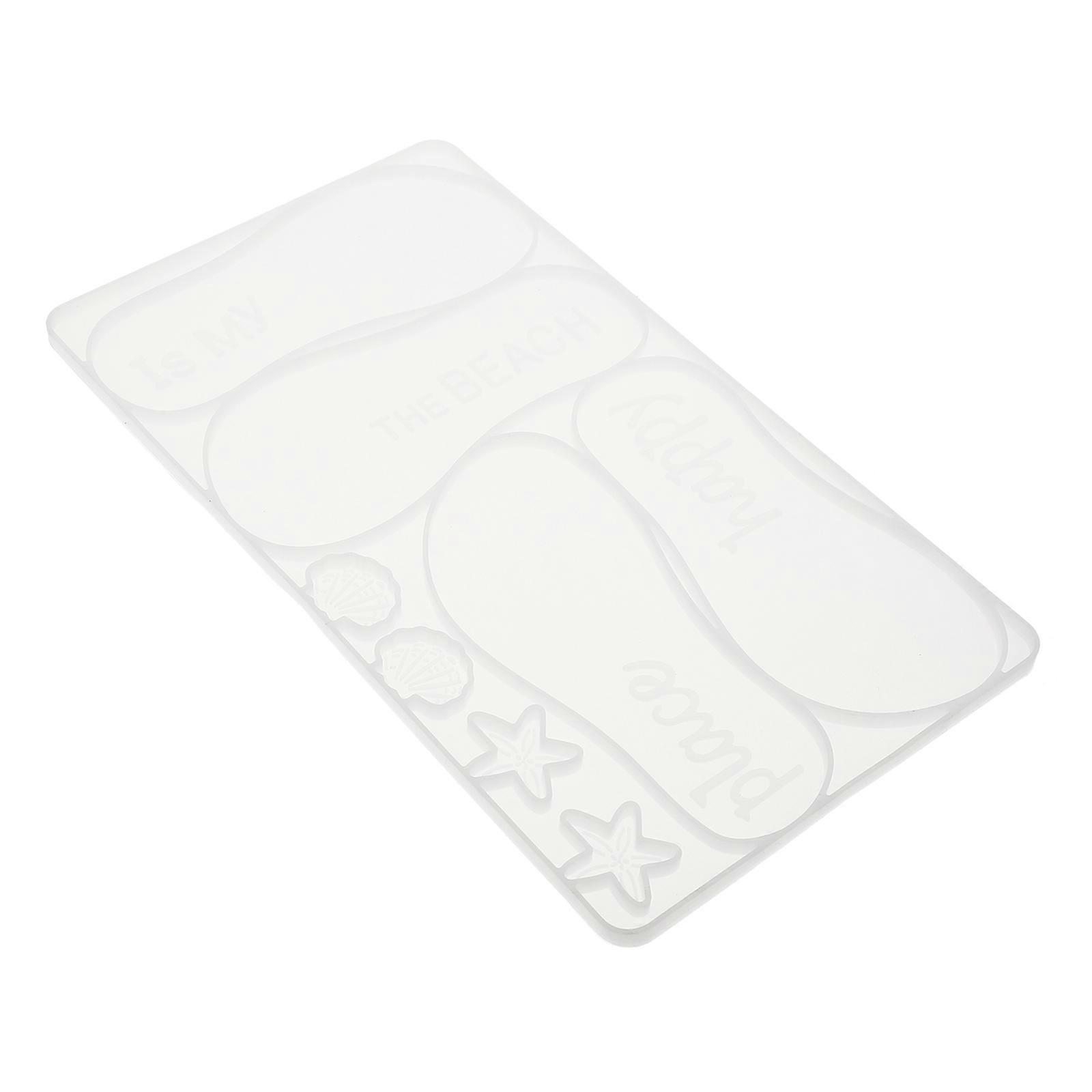 Transparent Slipper Mold For Craft Projects Ideal For Artists And Hobbyists Sized At 27.8X15.6CM With Flexible Technology 1Pcs
