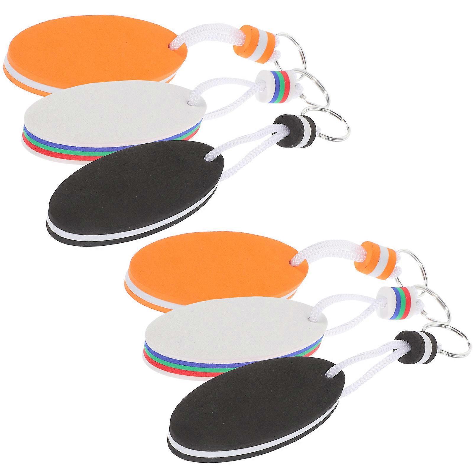 6pcs Floating Keychain Surfboard Pendant Keychains for Outdoor Water Sports – Compact, Lightweight & Stylish