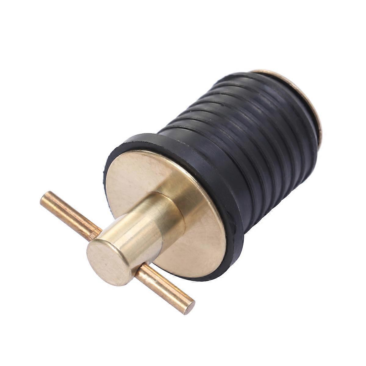 1 Inch Portable Universal Kayak Drain Plug Set Canoe Drain Holes Stopper Bung for Dinghy Boat Kayak Accessories (Black)