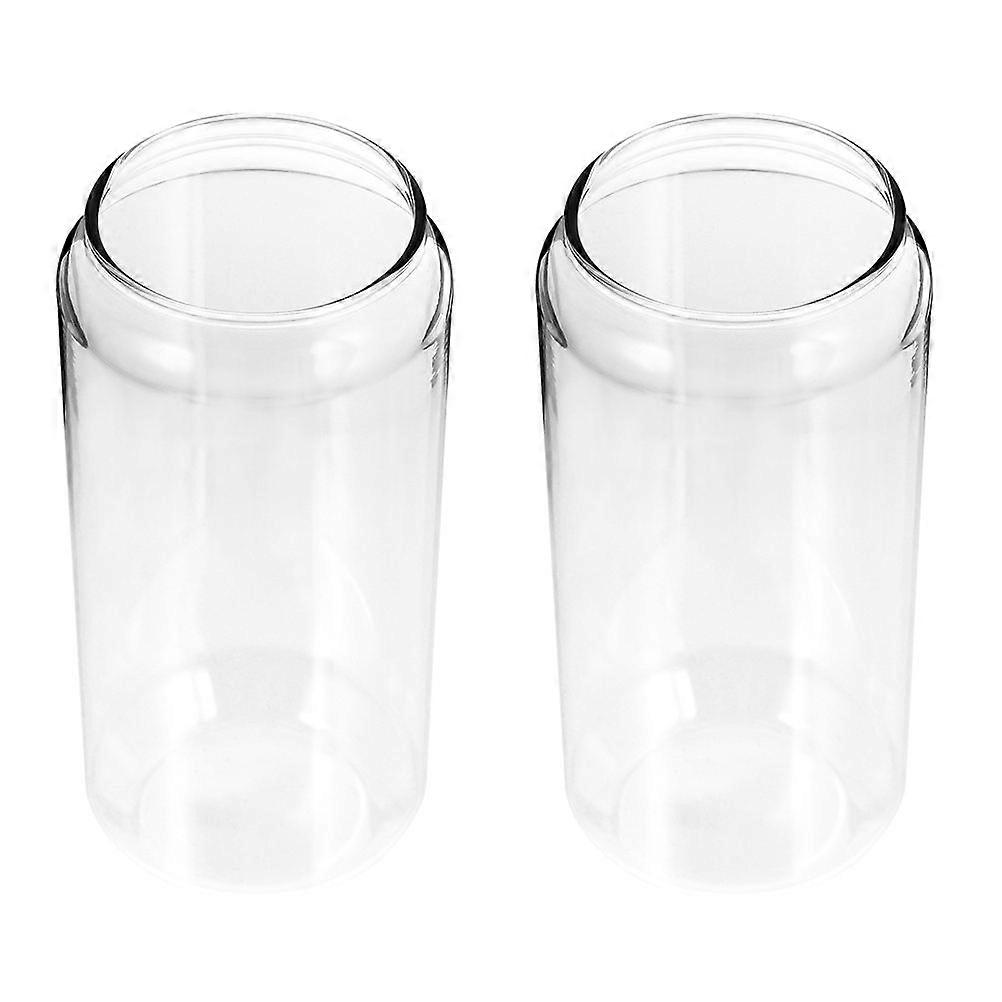 2pcs Heat Resistant Can Shaped Glasses for Whiskey, Juices, Beer, and More – Perfect for Friends