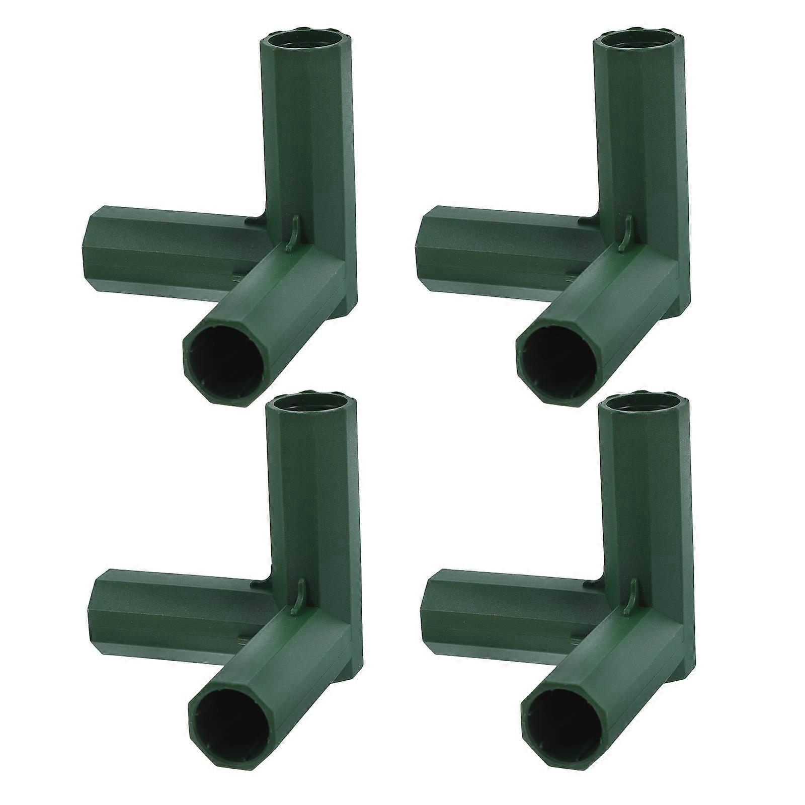 Gardening Accessories 4Pcs Plastic Frame Joints Suitable For Greenhouse Structure Providing Easy Installation And Portable Usability