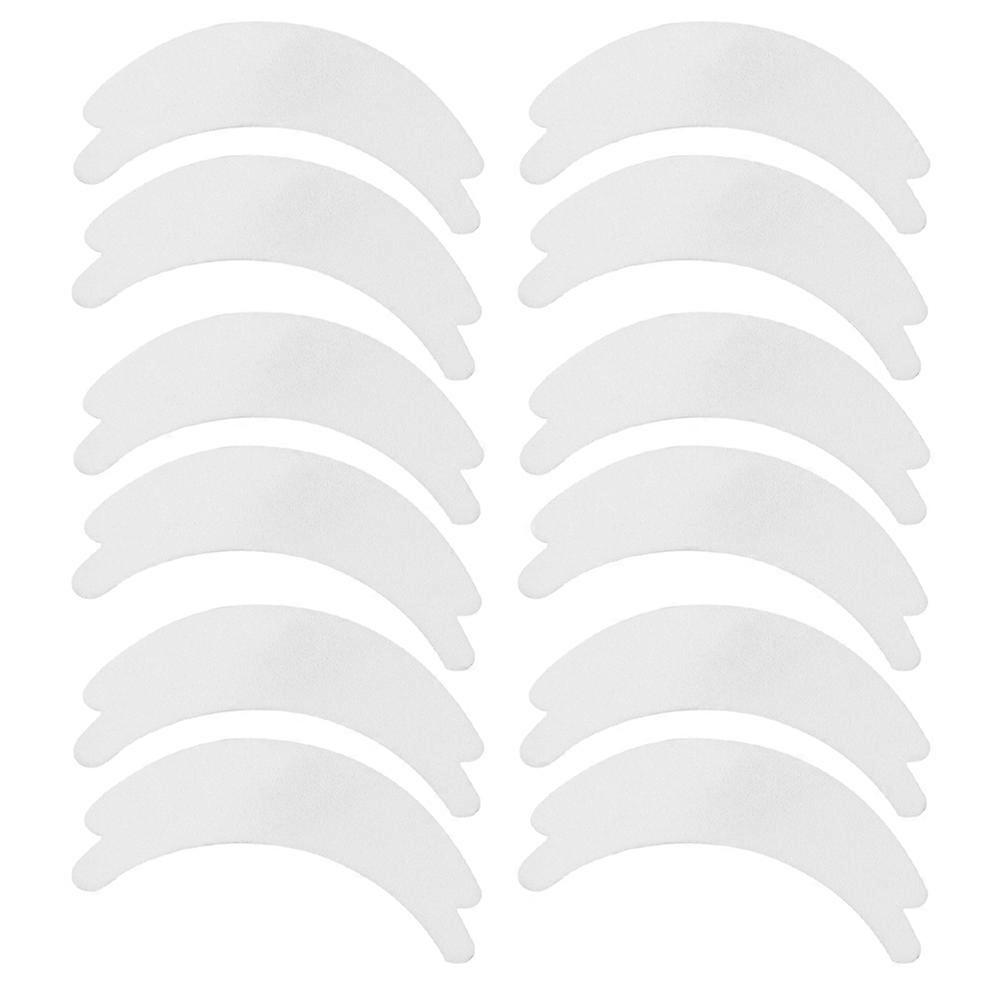 Disposable Eyelash Pads for Females White PE Material 10 Packs Practical Grafting Tools