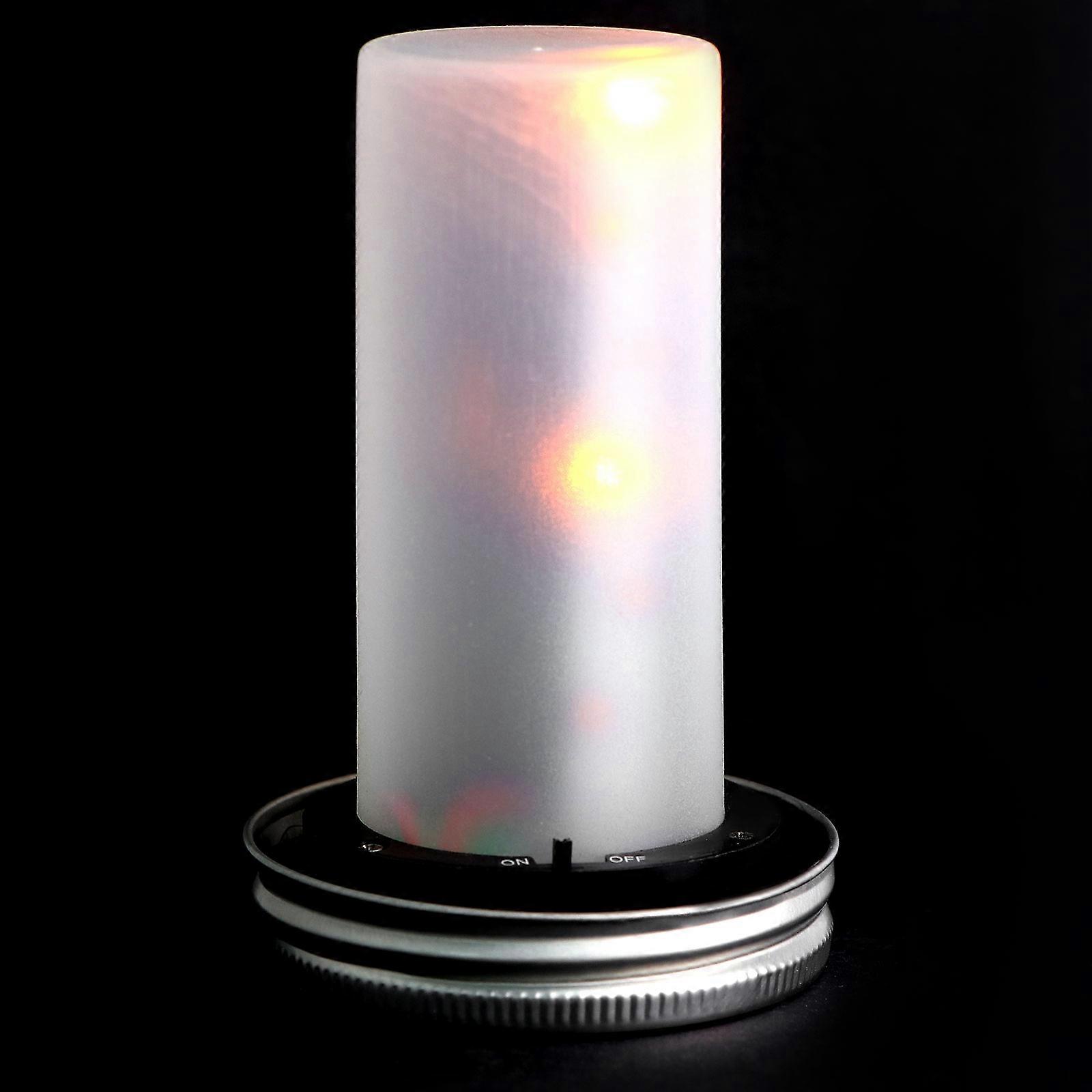 Solar Lights for Outdoor Decor Create Warmer Atmosphere Durable PVC White 2pcs