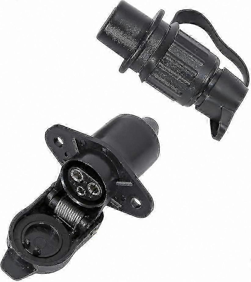 12V Tractor 3-Pin Plug and Socket, Waterproof DIN 9680 Connection Solution