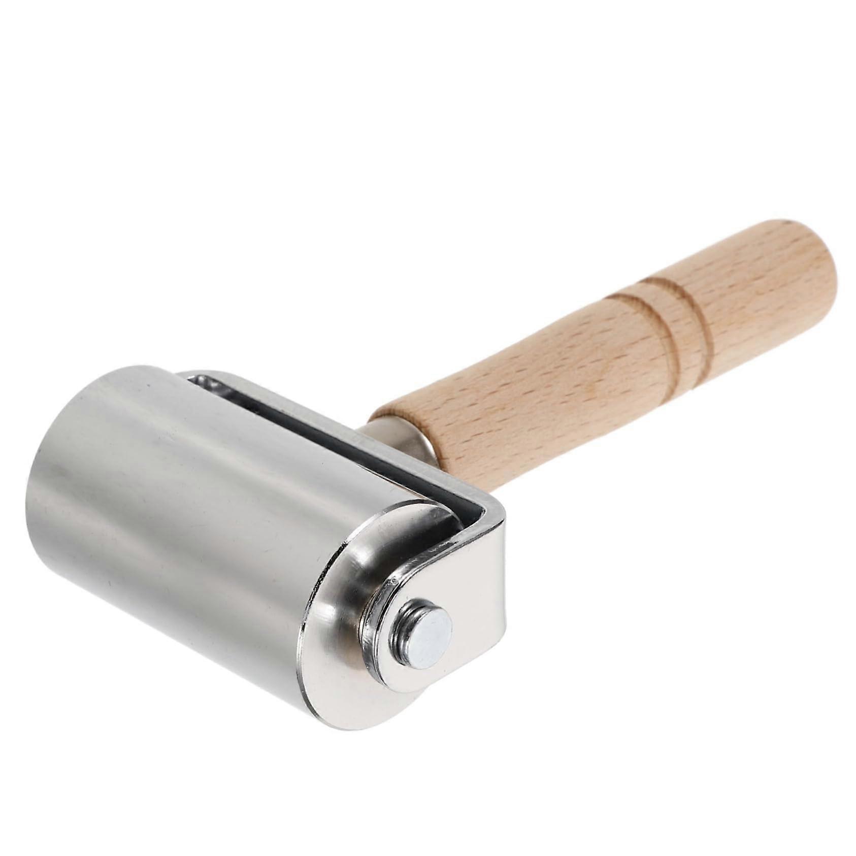Seam Roller Wooden Handle Press Roller for Leatherworking Effective Tool for Quilting and Crafts for Professionals and Beginners Versatile Use