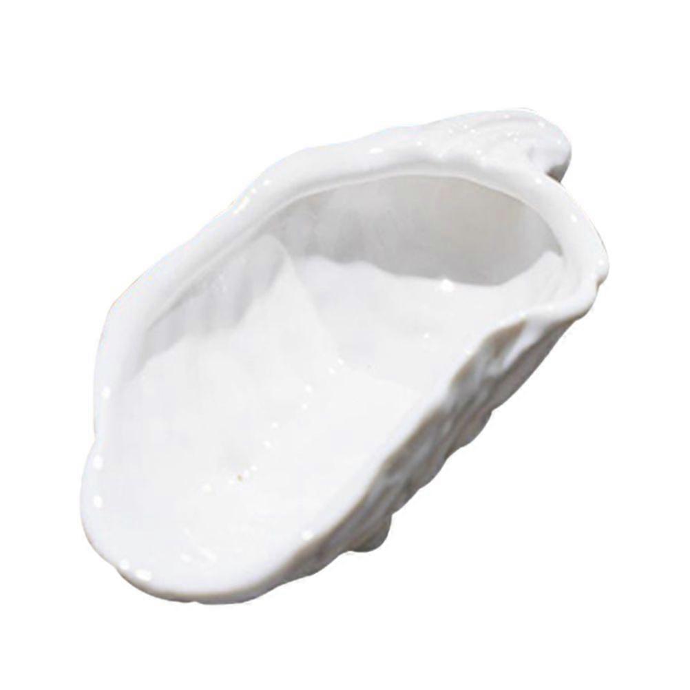 Dish Restaurant Food Plate Ceramic Serving Platter Plate Multi-Function Serving Plate Oyster Shell Serving Dish For Entertaining