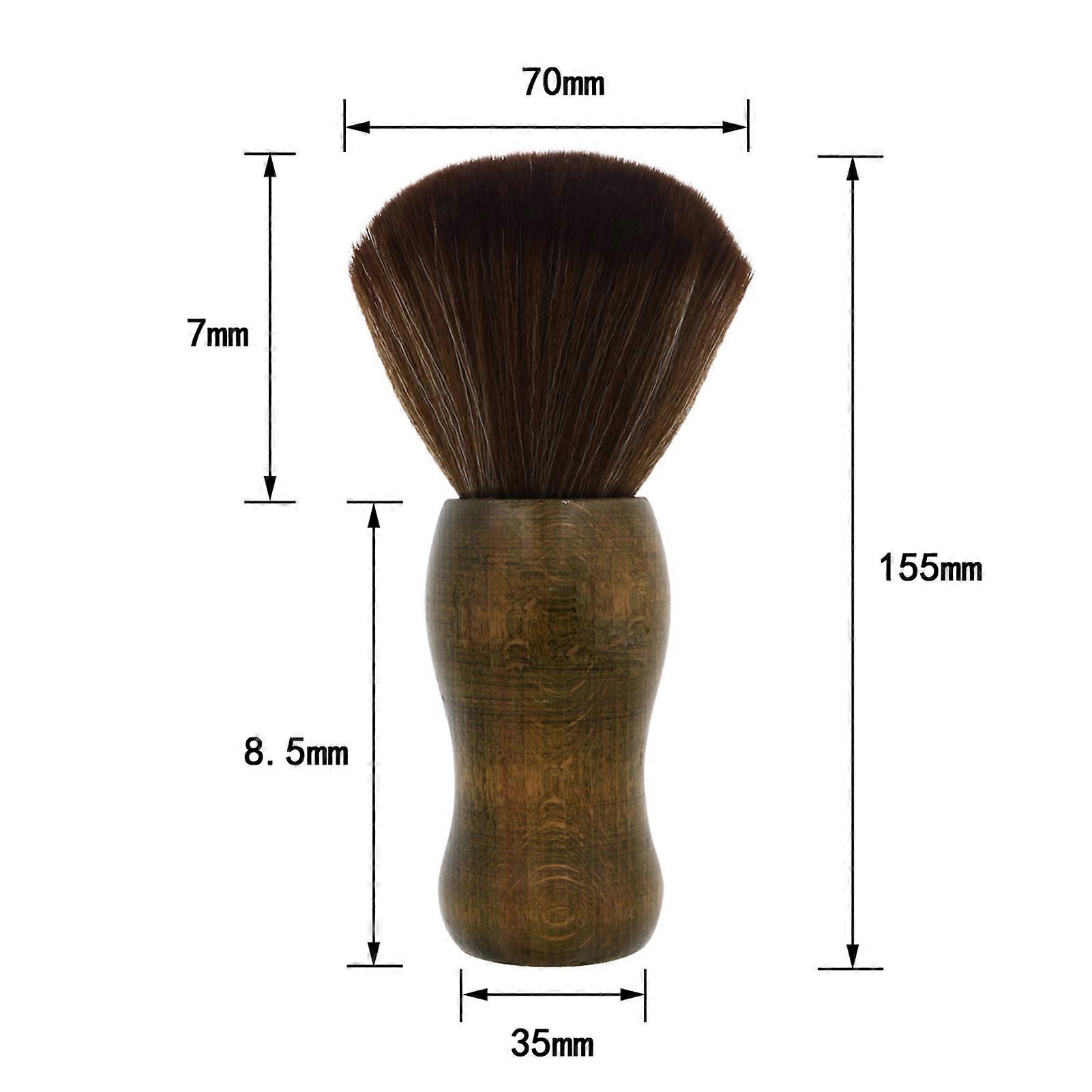 Vinyl Record Player Cleaning Brush Anti-Static Soft Nylon Wool Brush Head with Beech Handle Multifunctional Turntable Dust Cleaner for CDs