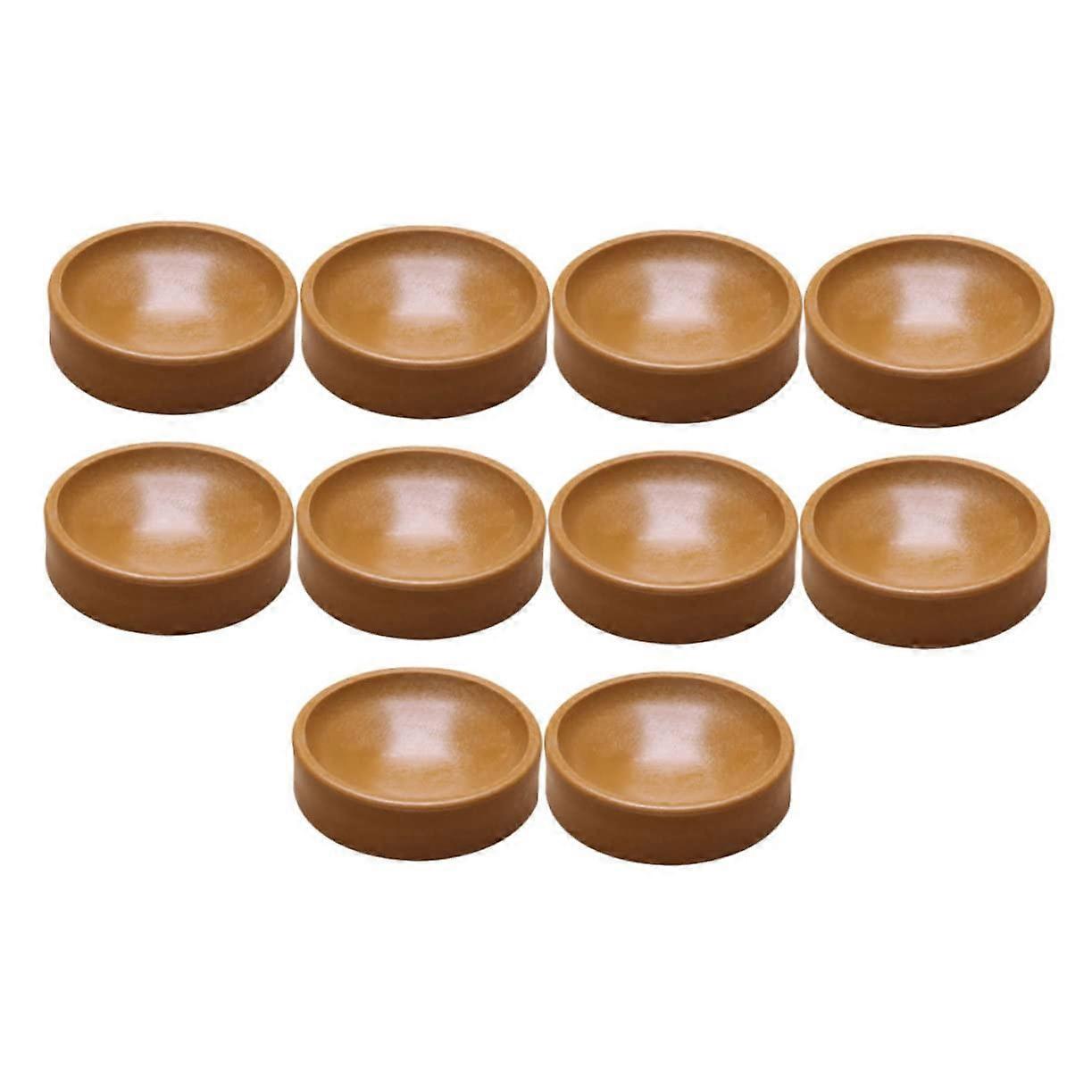 Piano Caster Pads Set of 10 Anti-Slip Floor Protectors for Noise Reduction and Stability