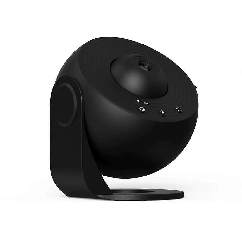 Galaxy Starry Projector Lamp Black Adjustable Projection For Bedroom Home Parties