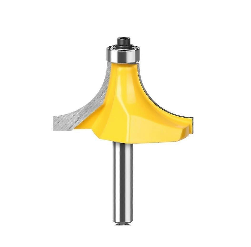 1PC 8mm Shank Corner Round Over Router Bit R 15.9mm 20.15mm 25.2mm With Bearing Cutter for Wood Woodworking Tool Tungsten (8mmX63mm)