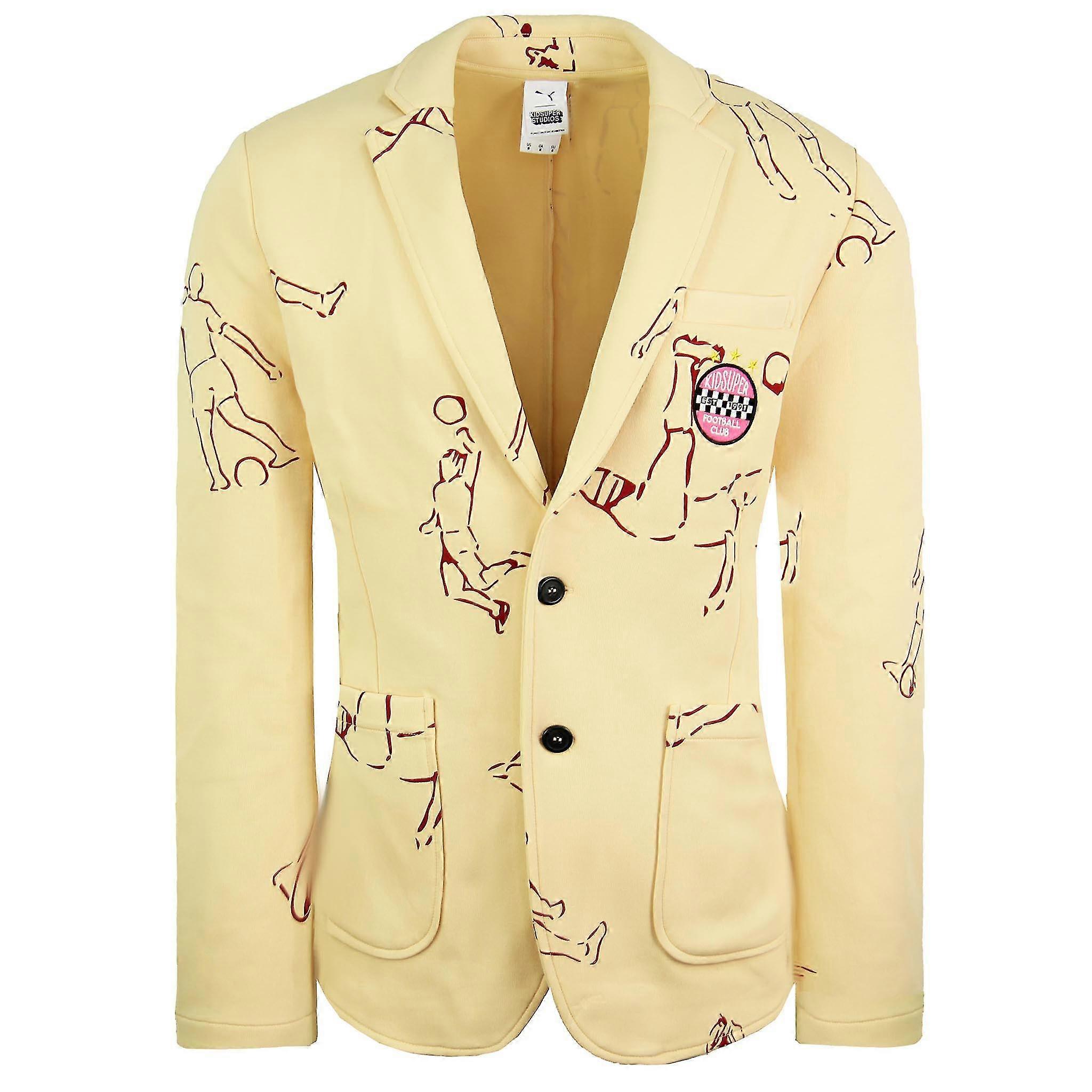 Puma x Kidsuper Studios Long Blazer Sleeve Mens Honey Tailored Jack...